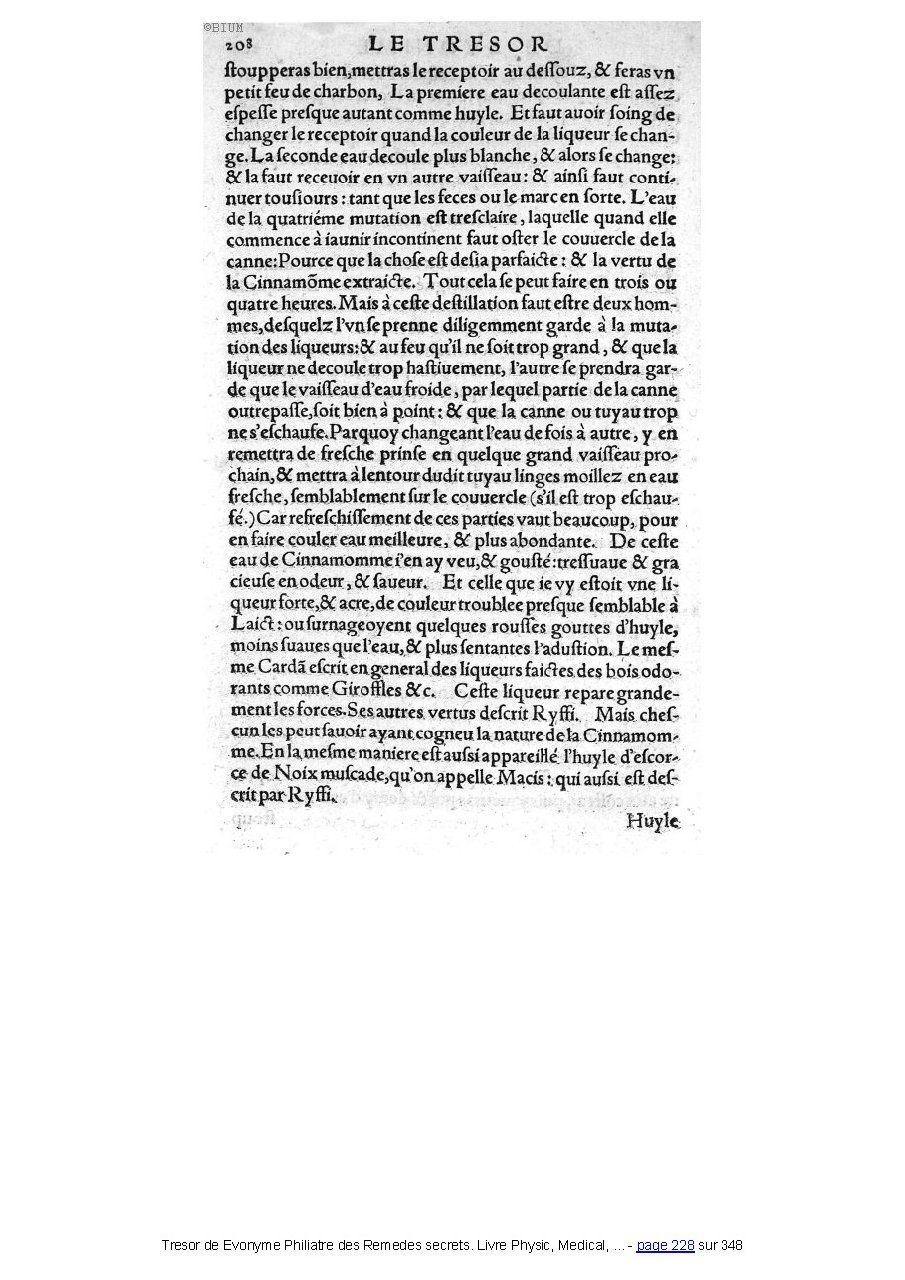 1555 - Balthazar Arnoullet - Trésor d’Évonyme Philiatre - Université Paris Cité