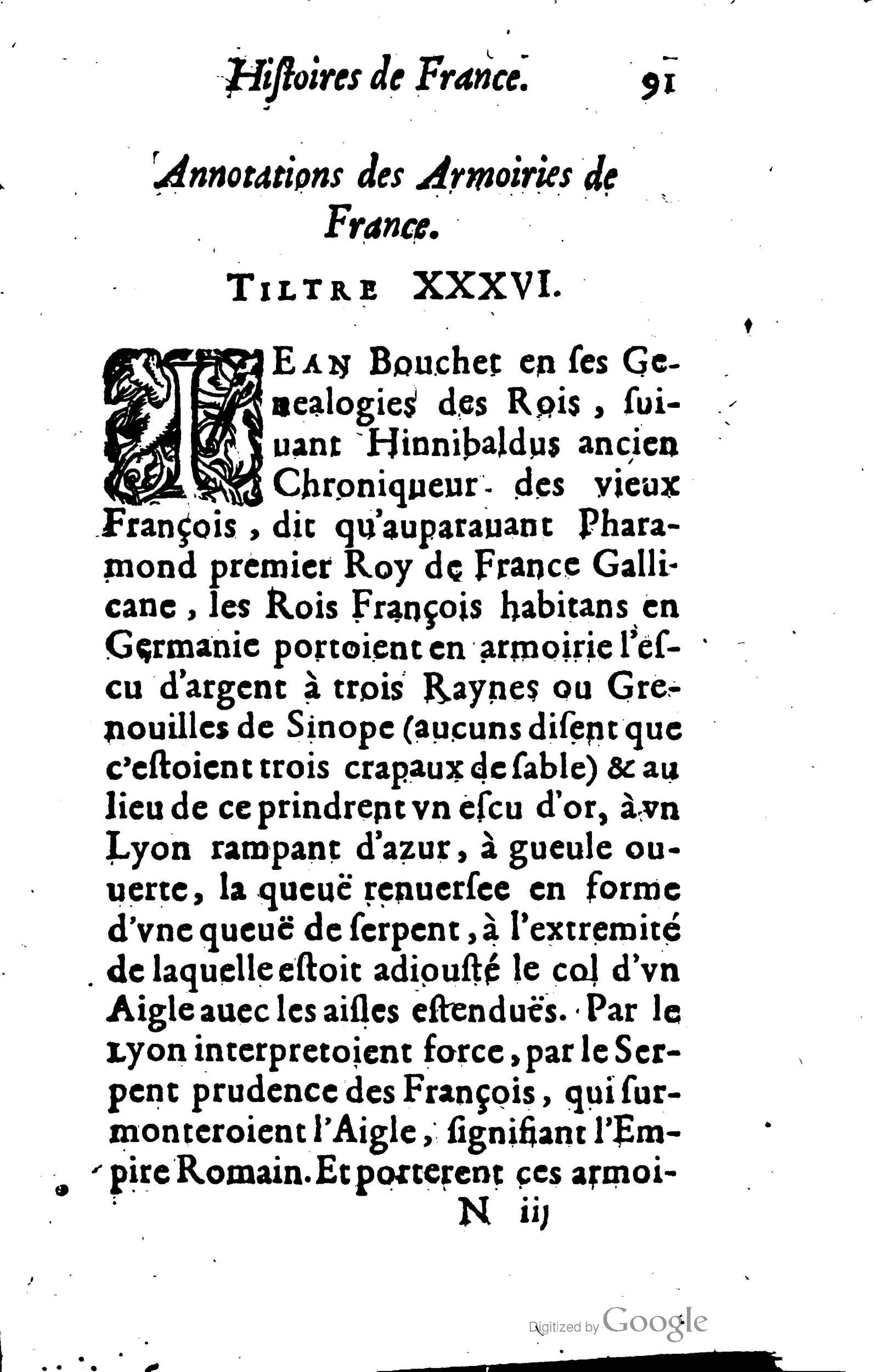 1619 - Jean Corrozet - Trésor des histoires de France - BSB Munich