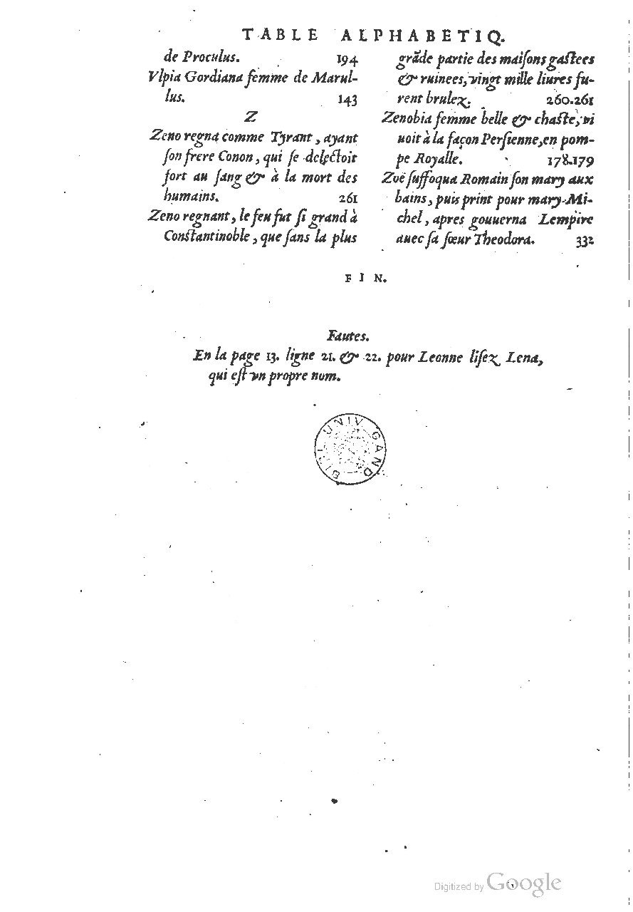 1553 - Jacopo Strada et Thomas Guérin - Épitome du Trésor des antiquités - UGent