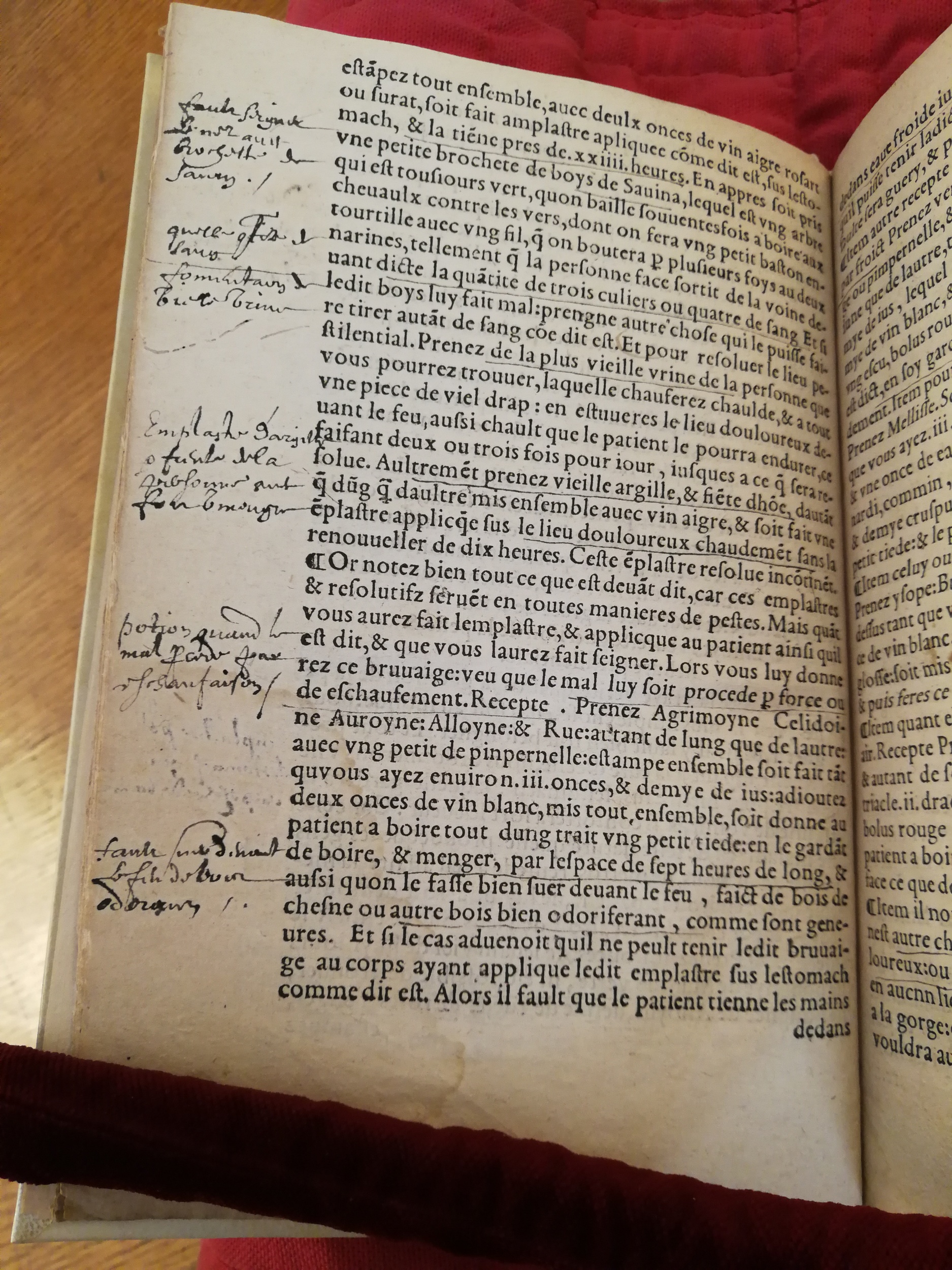 1544 - [Guillaume Bossozel] - Trésor du remède préservatif contre la peste - Bibliothèque Sainte-Geneviève