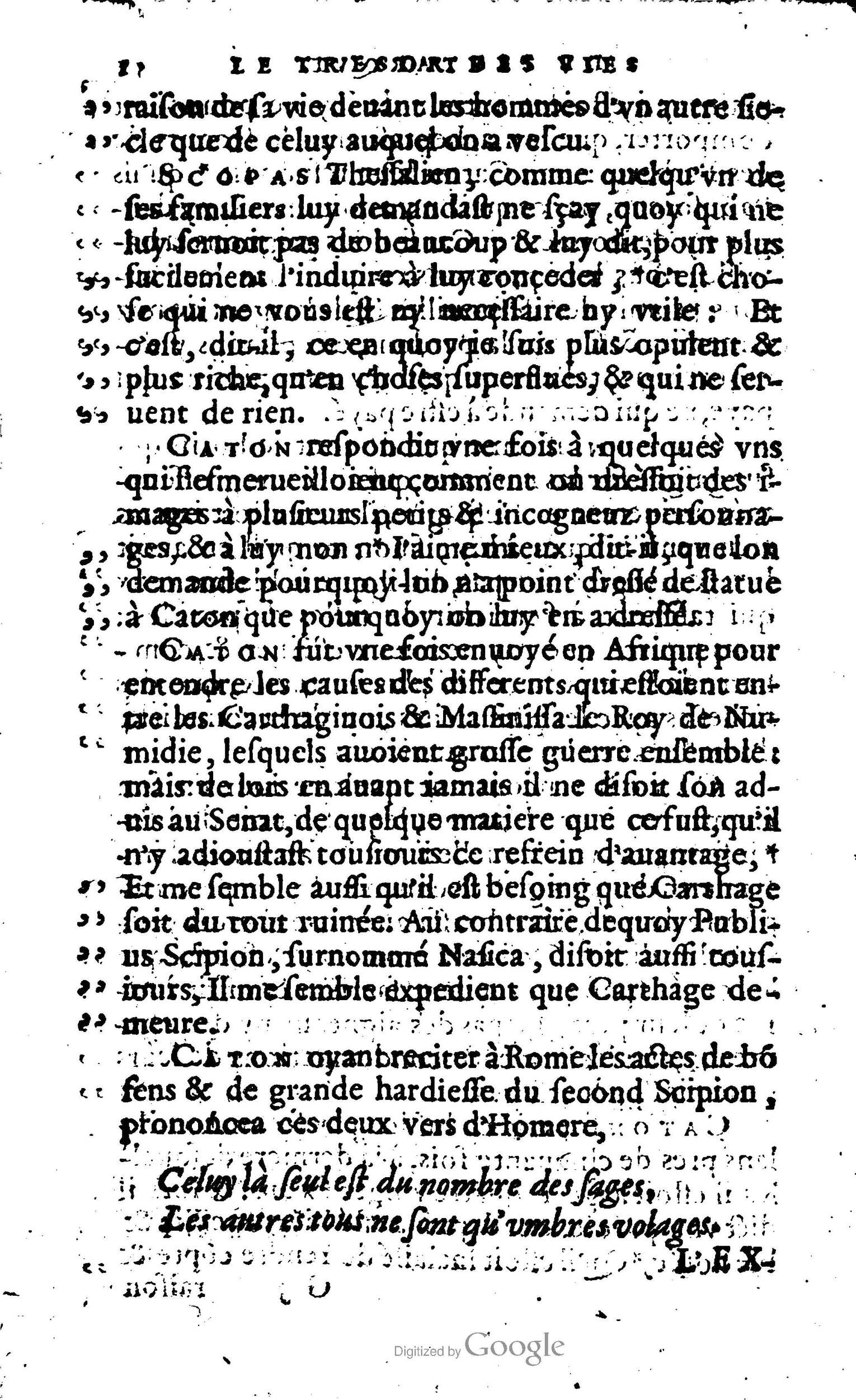1568 - Willem Silvius - Trésor des vies de Plutarque - Anvers Plantin-Moretus