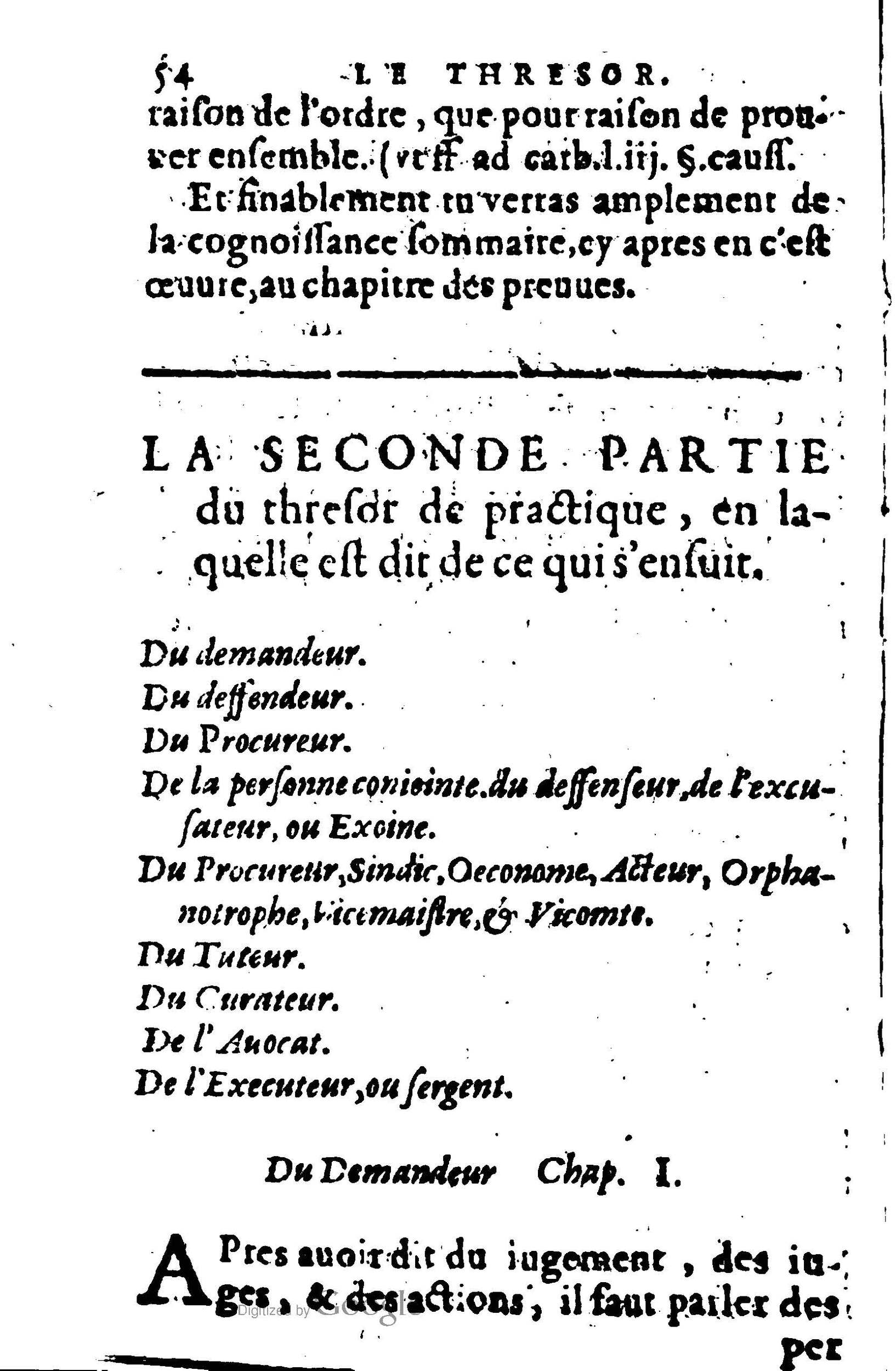1605 - Pierre Rigaud - Trésor de pratique pour les juges - BM Lyon 1605 - Pierre Rigaud - Trésor de pratique pour les juges - BM Lyon