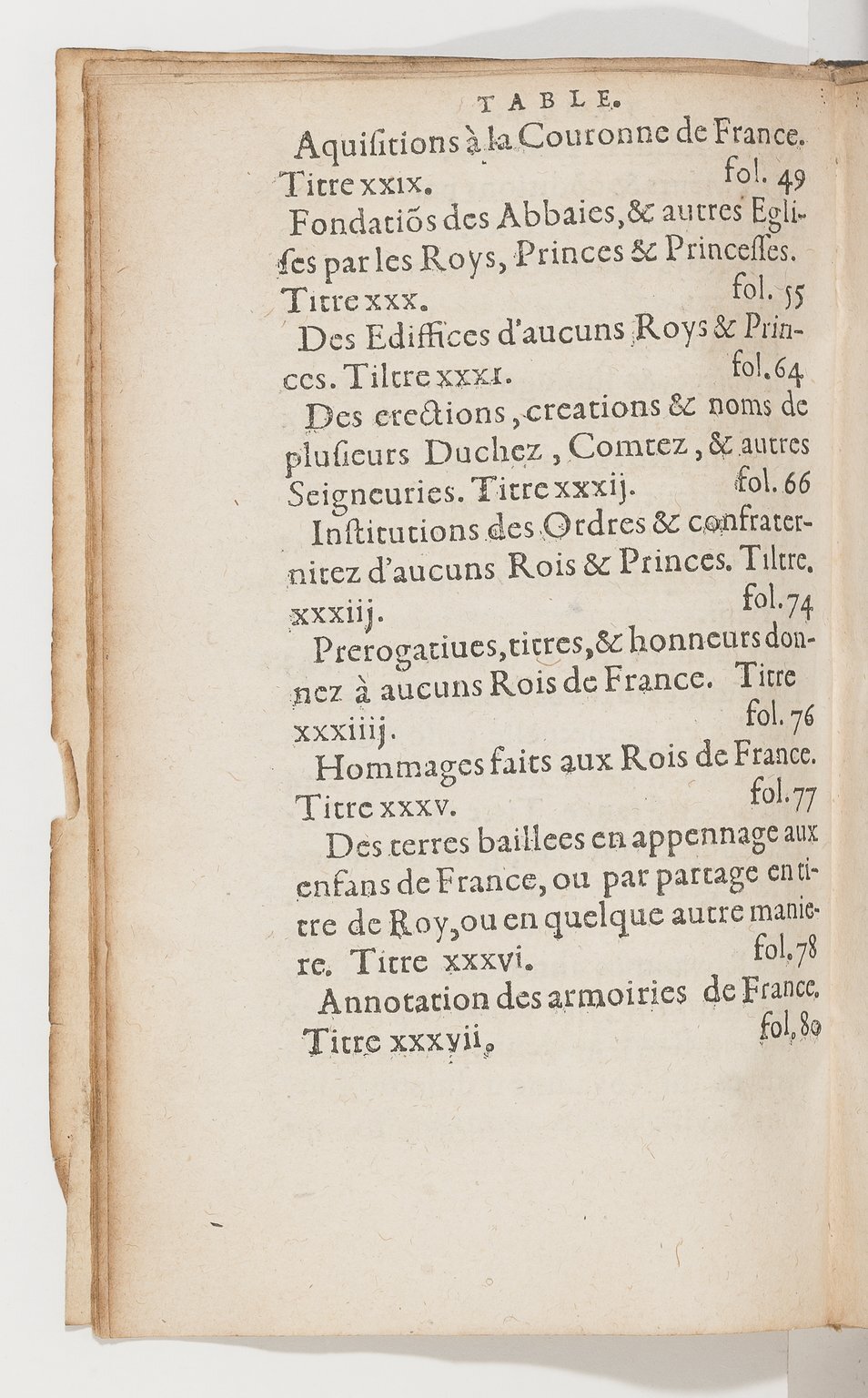 1583 - Galiot Corrozet - Trésor des histoires de France - BnF