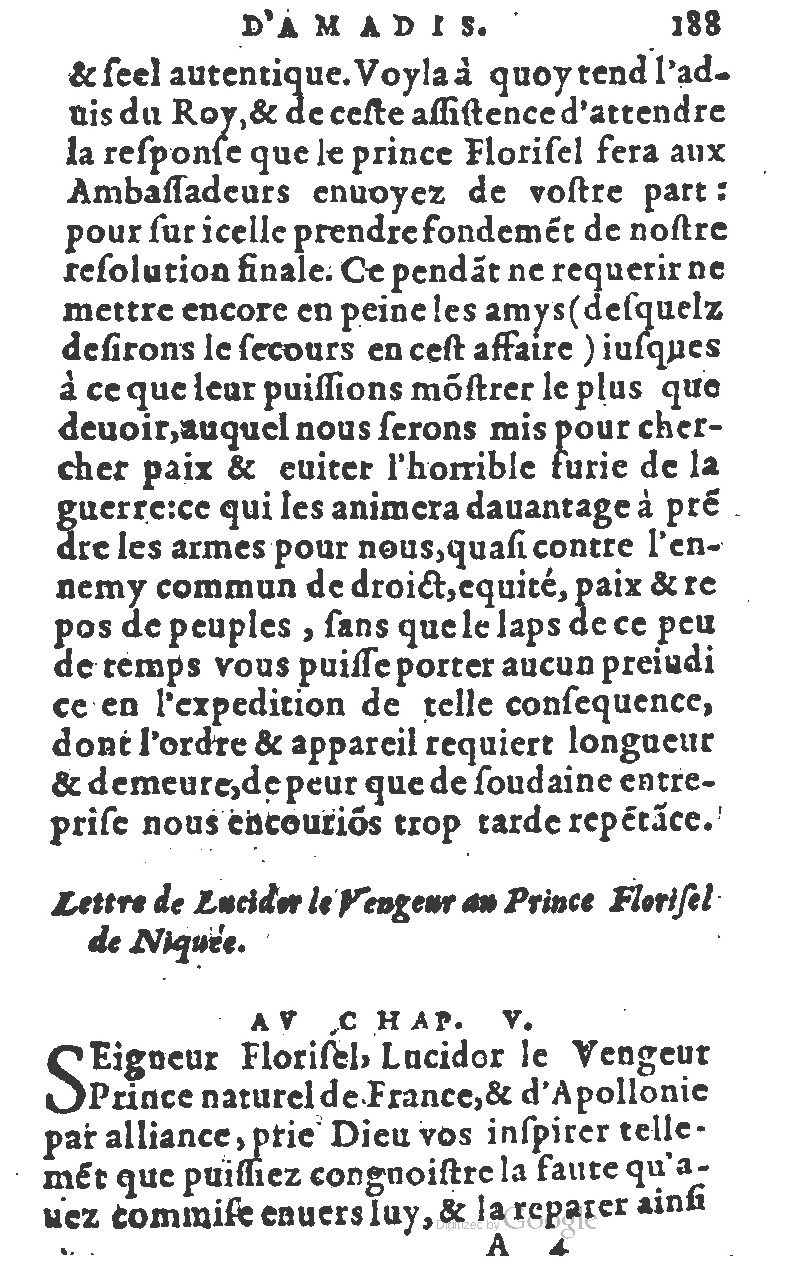 1582 - Jean Huguetan - Trésor des Amadis T. 1 - BM Lyon 1582 - Jean Huguetan - Trésor des Amadis T. 1 - BM Lyon