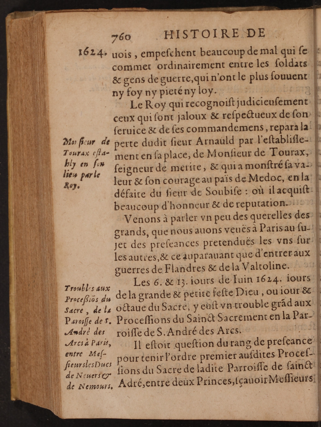 1626 - Joseph Bouillerot - Trésor de l’histoire générale de notre temps - BnF Arsenal
