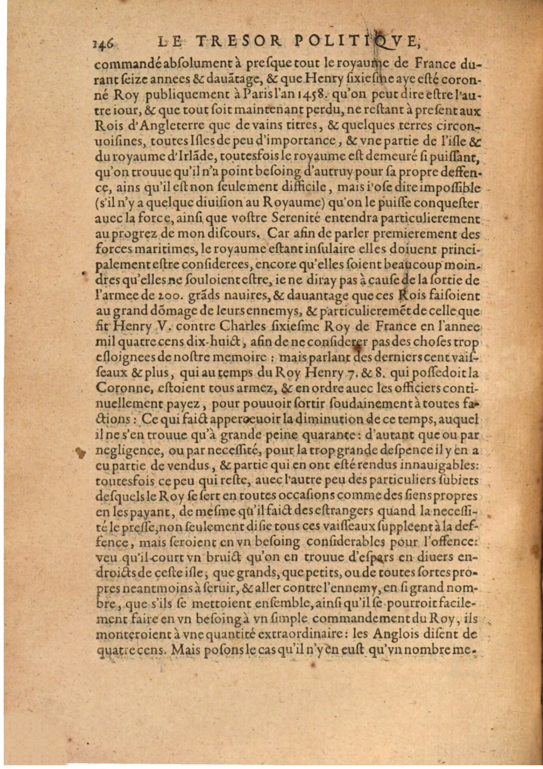 1608 - Nicolas Du Fossé - Trésor politique - BSB Munich
