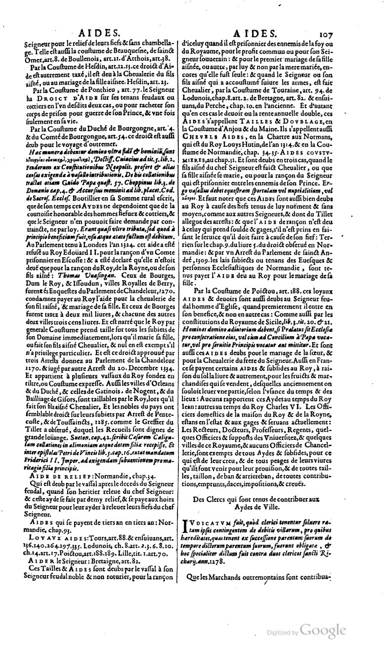 1629 - Veuve Nicolas Buon - Trésor du droit français (21754 T. 1) - BM Lyon 1629 - Veuve Nicolas Buon - Trésor du droit français (21754 T. 1) - BM Lyon
