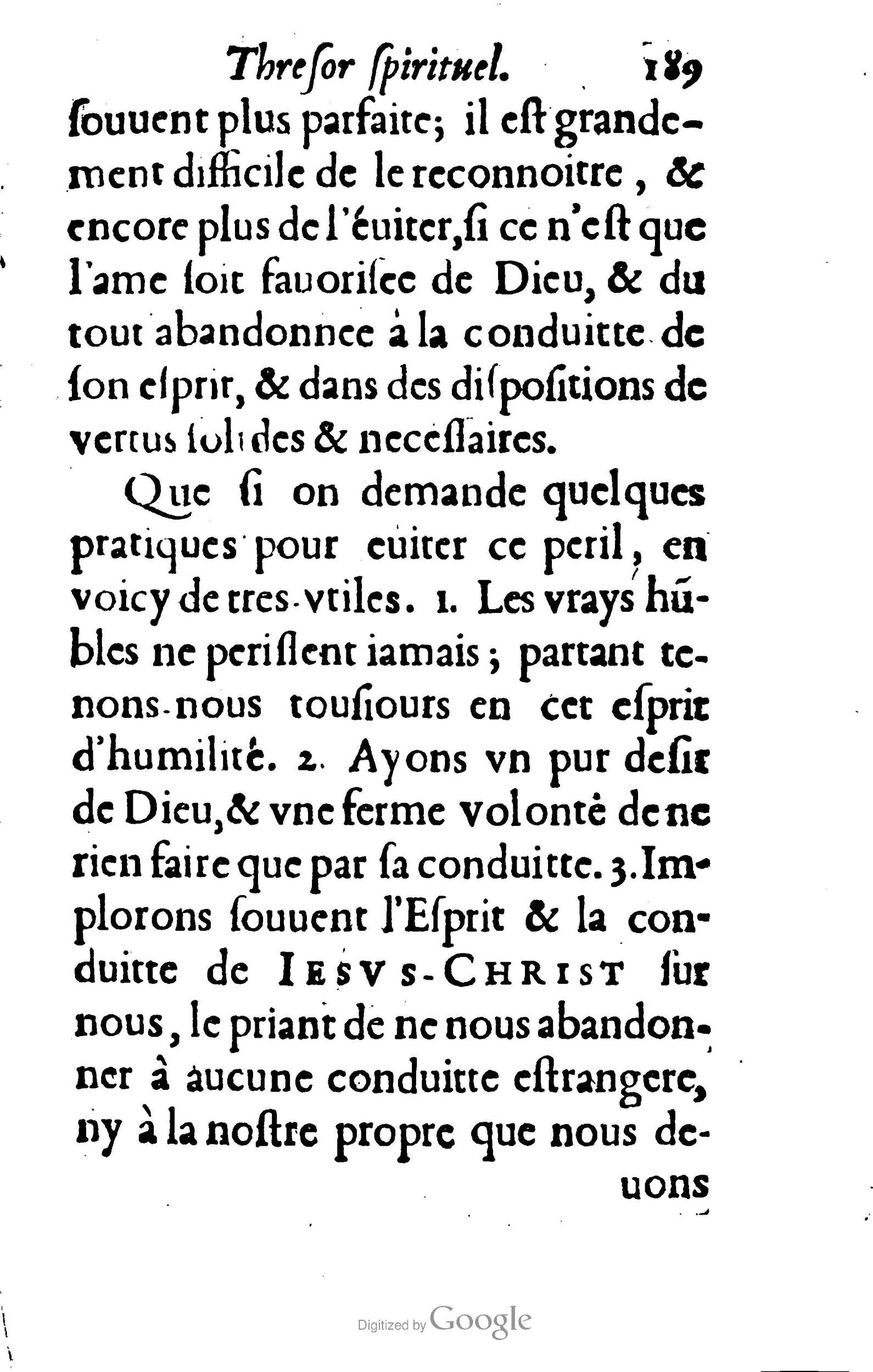 1633 - François Waudré - Trésor spirituel contenant les excellences du christianisme - BM Lyon