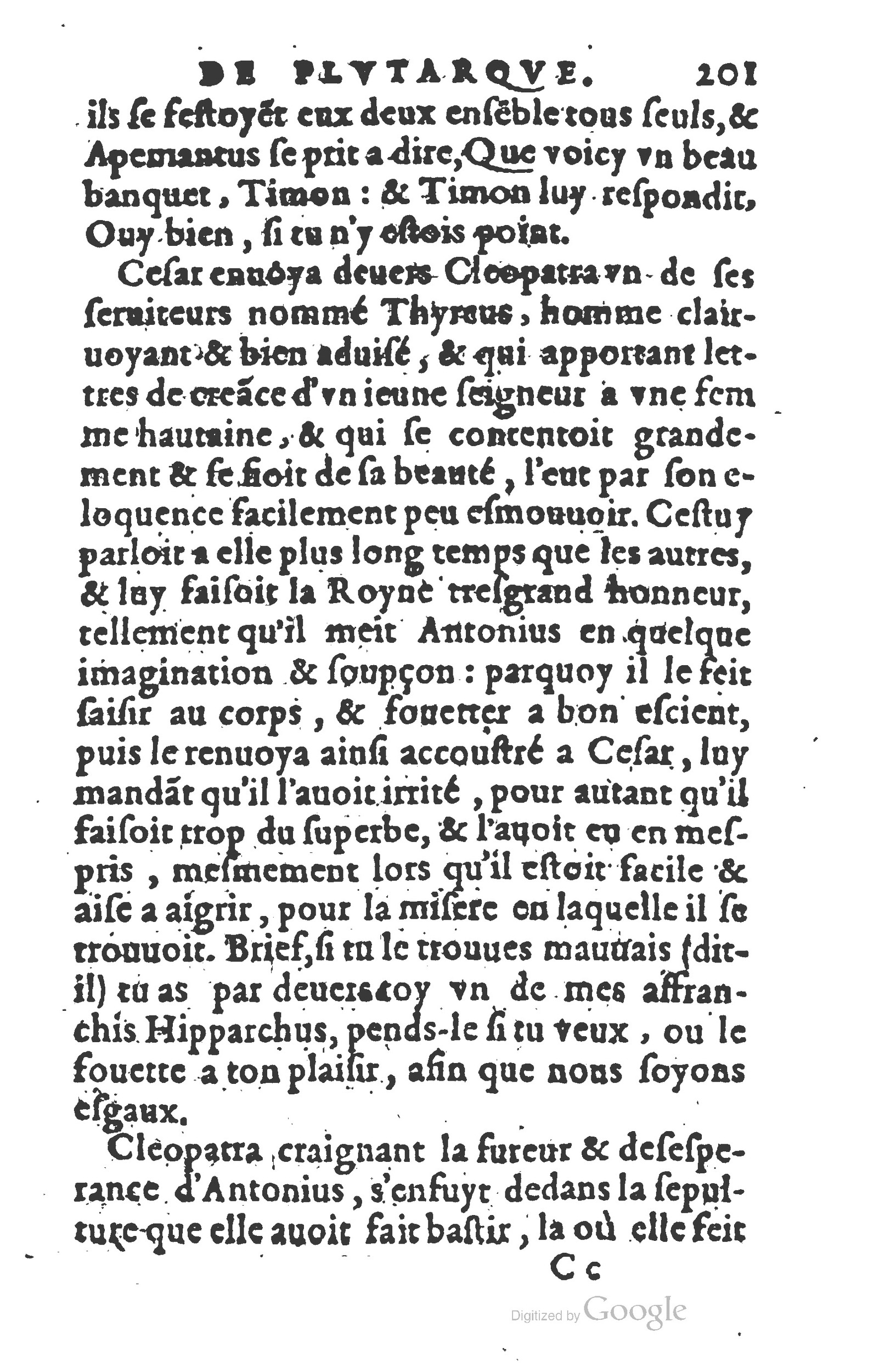 1577 - Claude Micard - Trésor des vies de Plutarque - BSB Munich