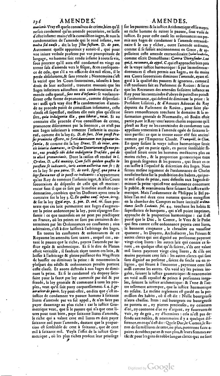 1629 - Veuve Nicolas Buon - Trésor du droit français (21754 T. 1) - BM Lyon