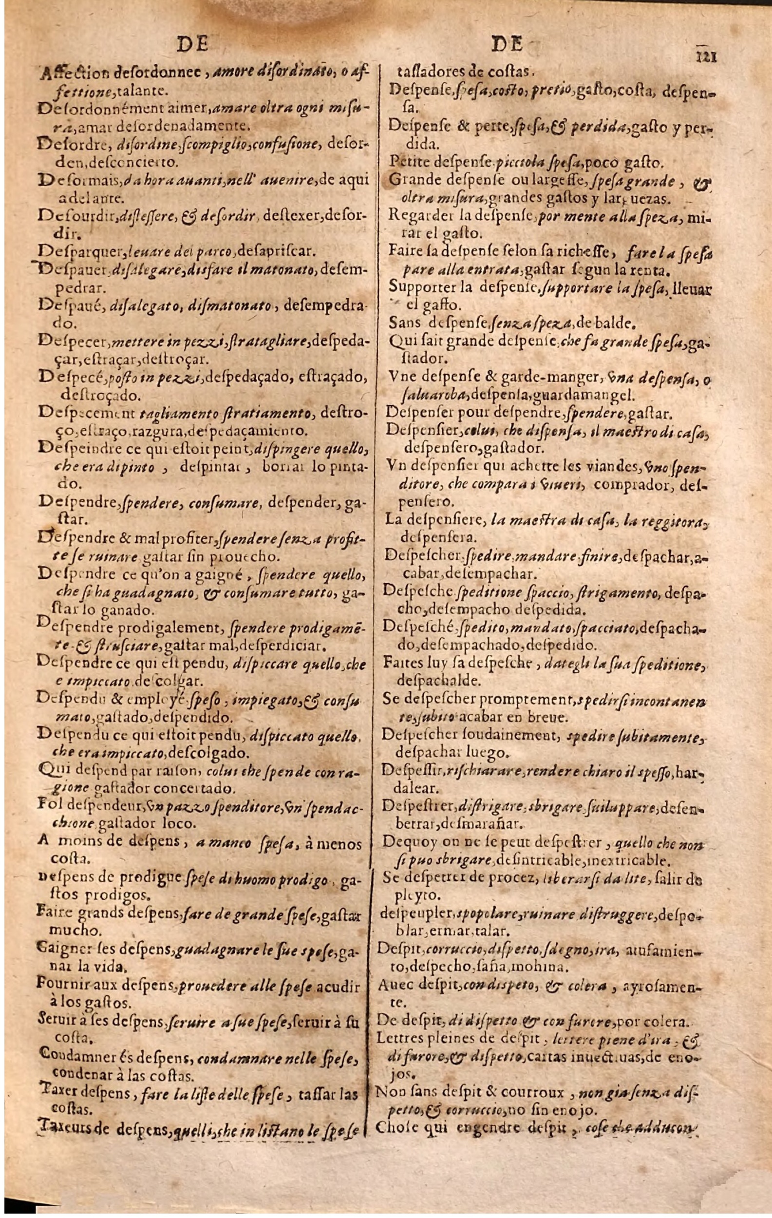 1627 - Jacques Crespin - Trésor des trois langues (Seconde partie) - Regensburg