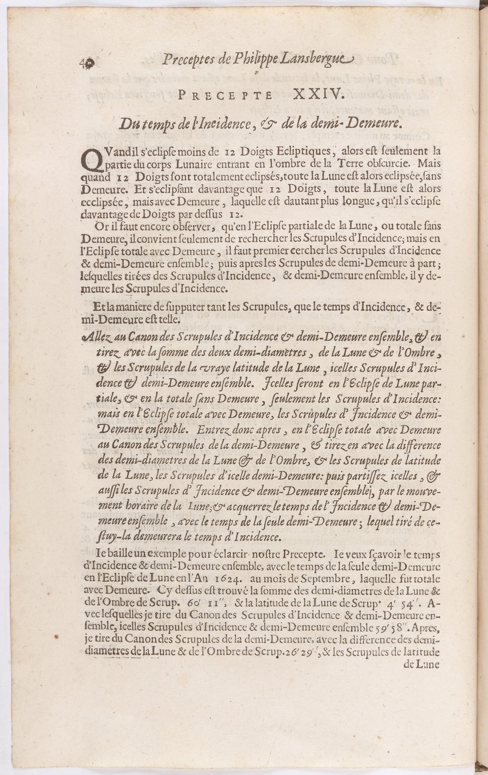 1634 - Zacharie Roman - Les Tables perpétuelles - BnF Arsenal