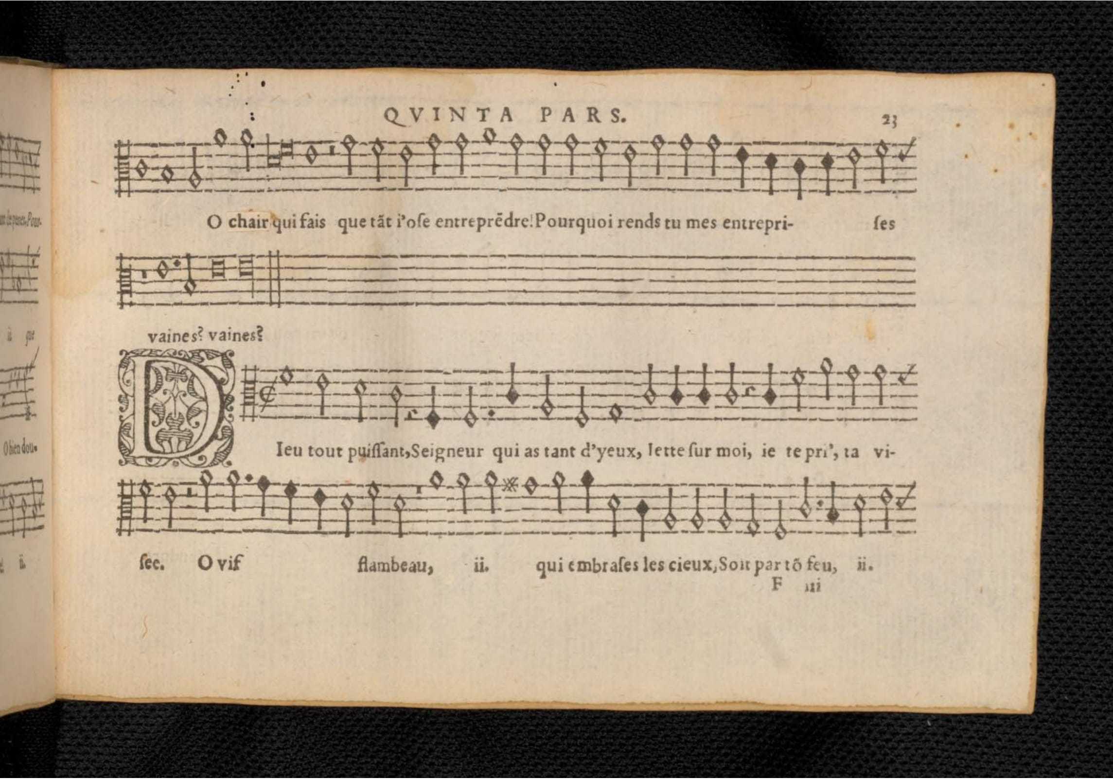 1576 - [Pierre de Saint-André] - Trésor de musique d’Orlande de Lassus Quinta et Sexta pars - KBR Bruxelles