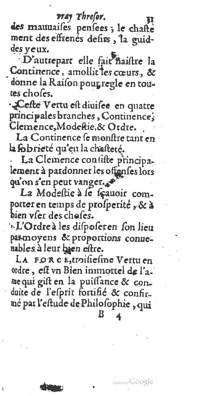1615 - François Le Fèvre - Cabinet du vrai trésor - BCU Lausanne
