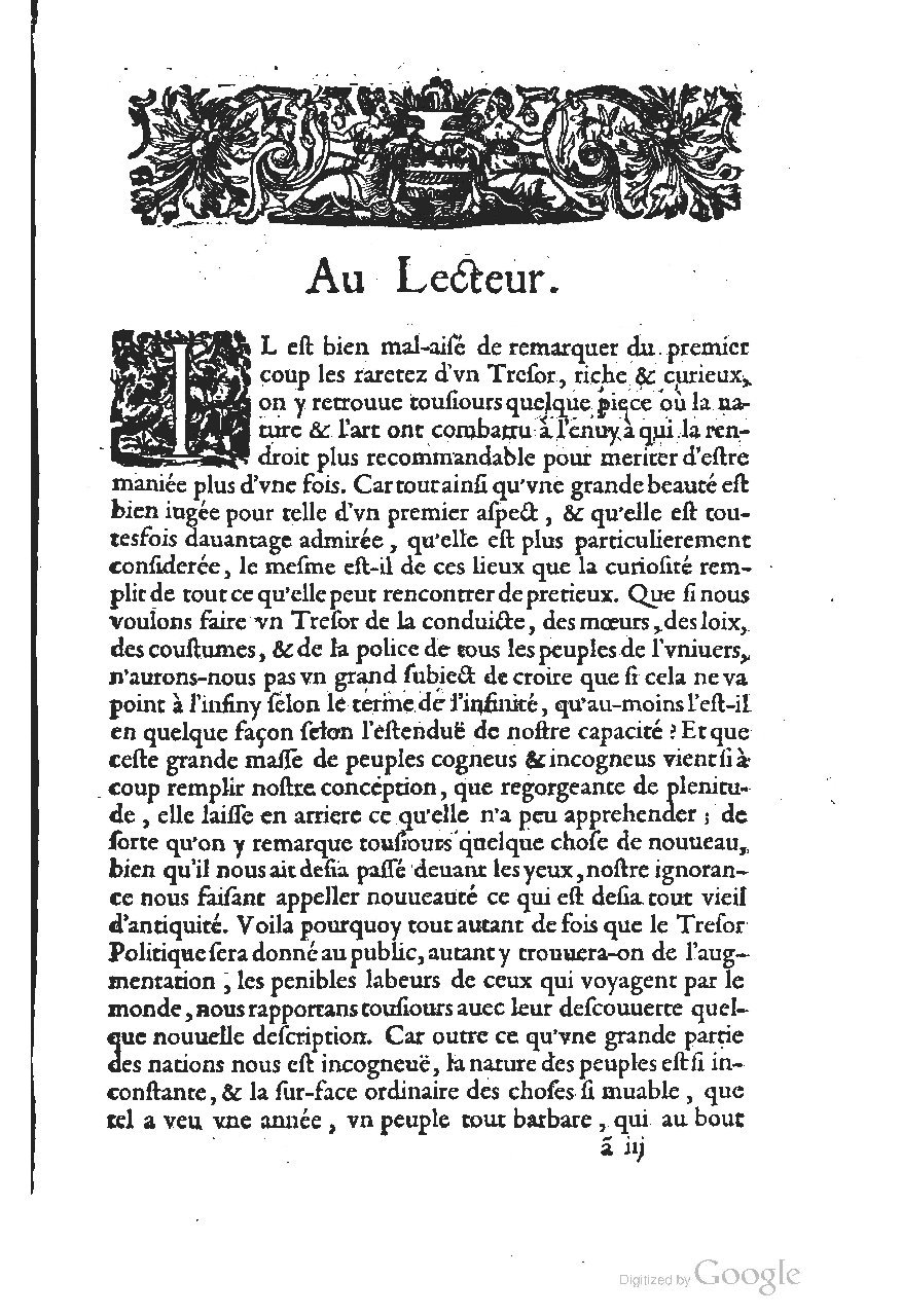 1611 - Pierre Chevalier - Trésor politique - UGent
