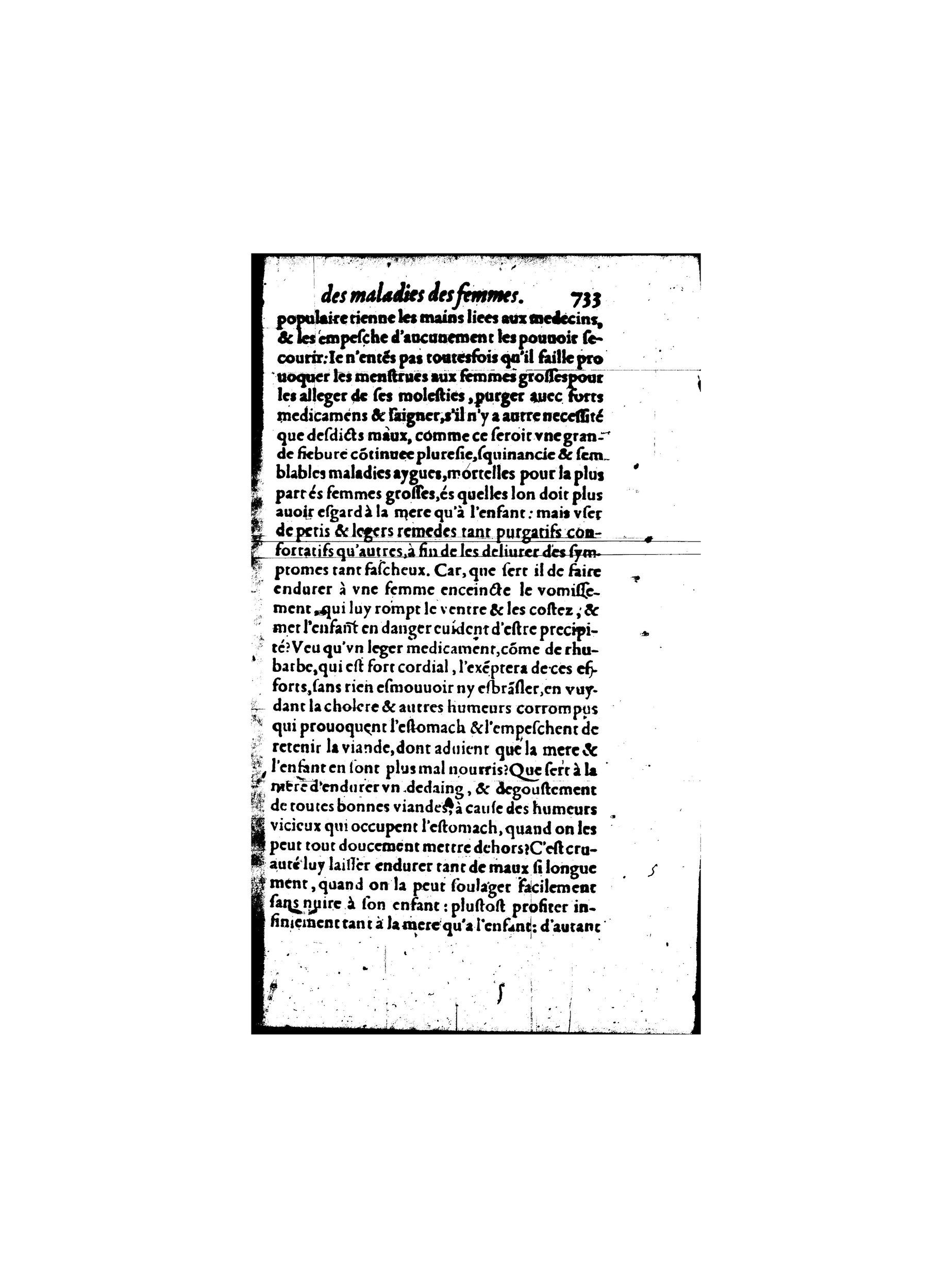 1587 - Jacques du Puis - Trésor des remèdes secrets pour les maladies des femmes - BnF