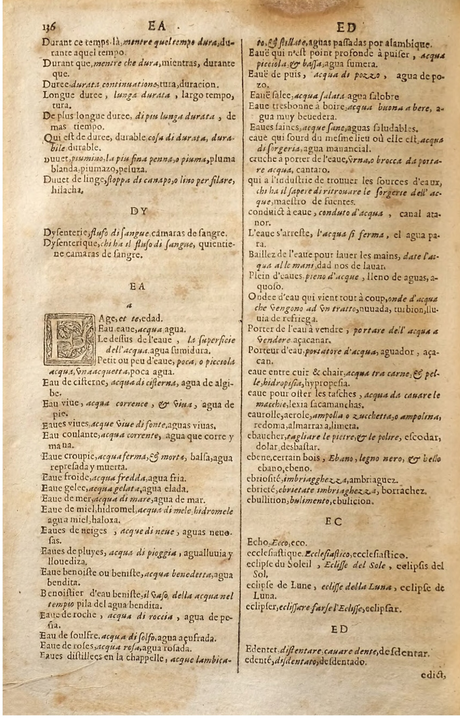 1627 - Jacques Crespin - Trésor des trois langues (Seconde partie) - Regensburg