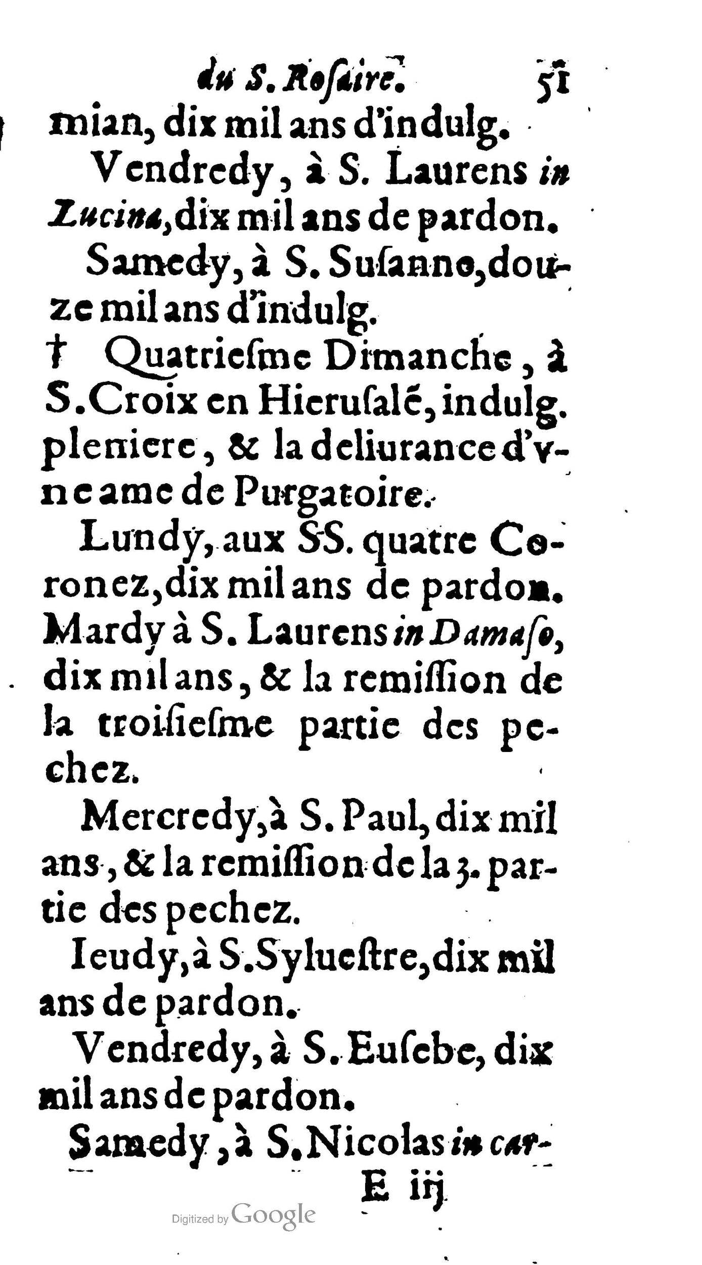 1604 - Jean Le Bouc - Trésor des indulgences du Saint Rosaire - BM Lyon