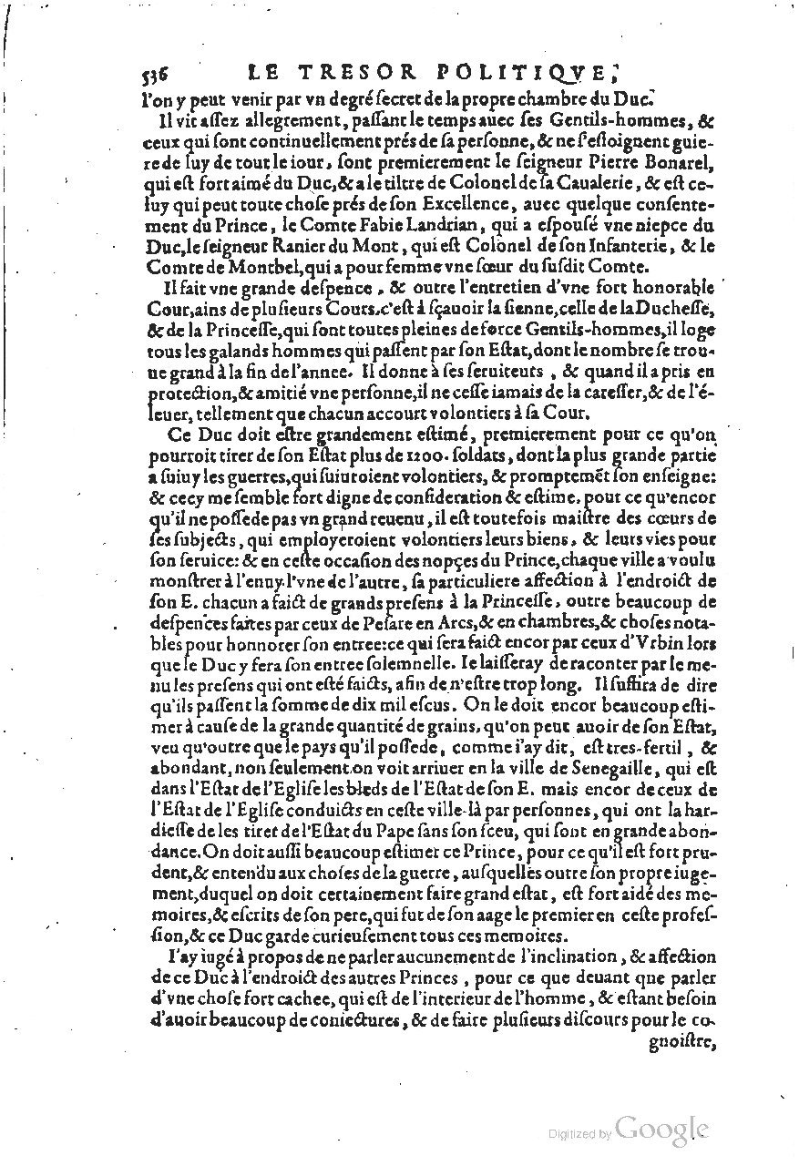1611 - Pierre Chevalier - Trésor politique - UGent