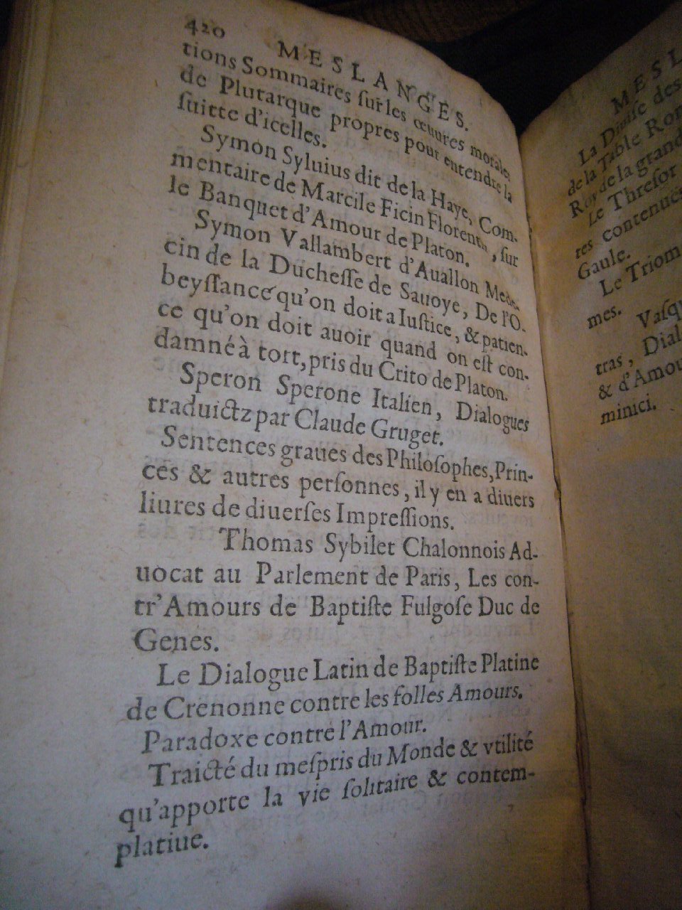 1602 - François Jacquin - Trésor des bons esprits français - BnF Arsenal 1602 - François Jacquin - Trésor des bons esprits français - BnF Arsenal