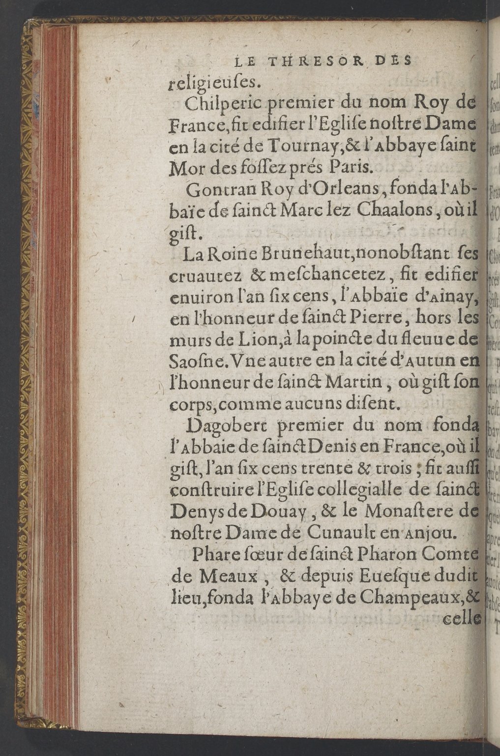 1603 - Galiot Corrozet - Trésor des histoires de France - BnF Tolbiac