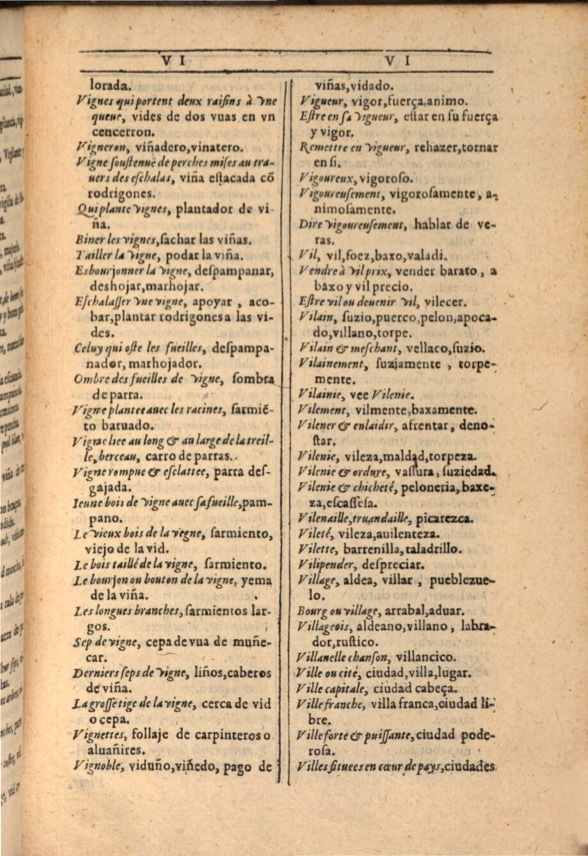 1607 - Marc Orry - Trésor des deux langues espagnole et française (Première et Seconde parties) - ÖNB Wien