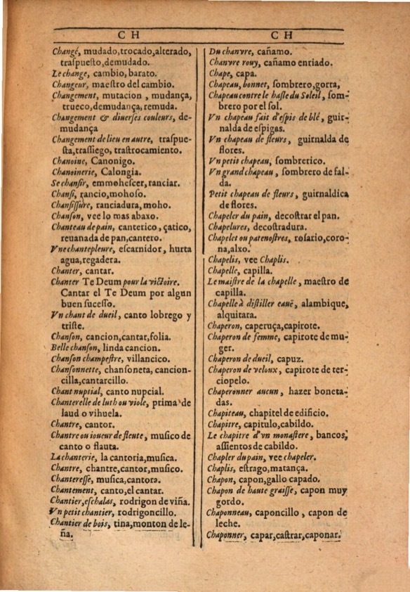 1607 - Marc Orry - Trésor des deux langues espagnole et française (Première et Seconde parties) - ÖNB Wien