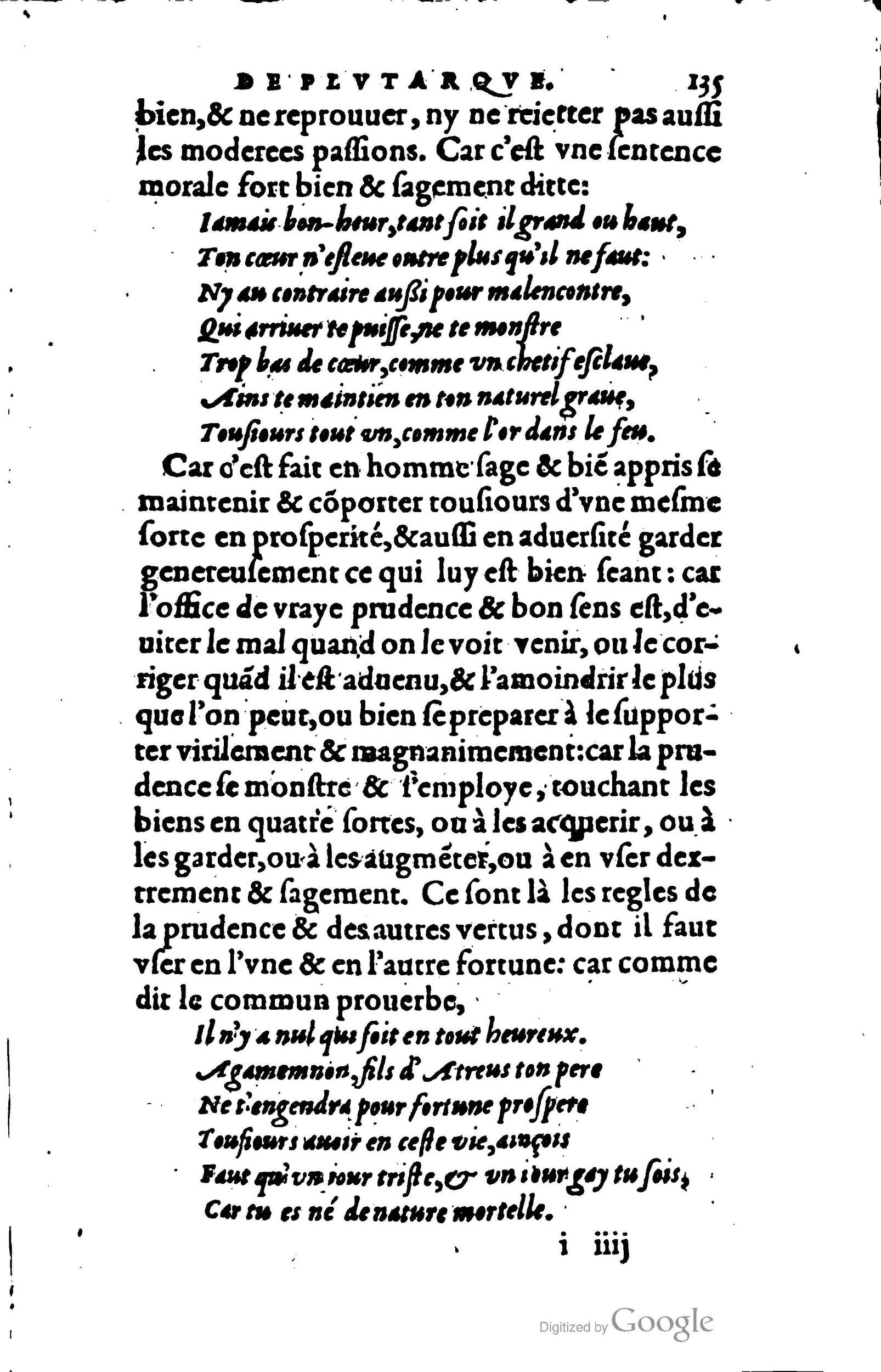 1578 - Jean Poupy - Trésor des morales de Plutarque - BSB Munich