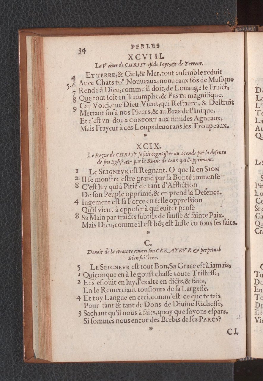 1577 - Jean de Laon - Trésor des 150 psaumes de David - Genève