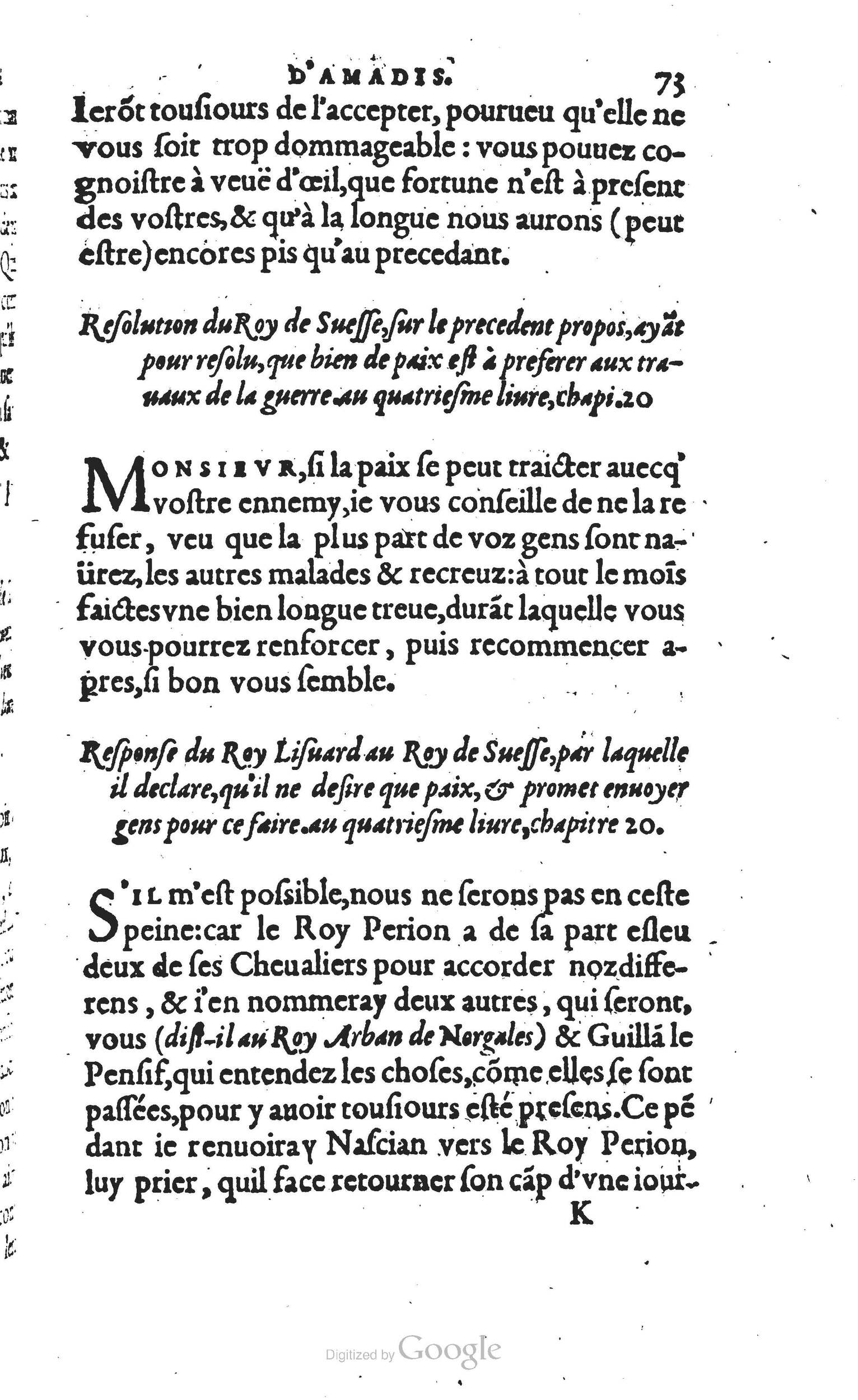 1560 - Vincent Sertenas et Gilles Robinot - Trésor des Amadis - British Library