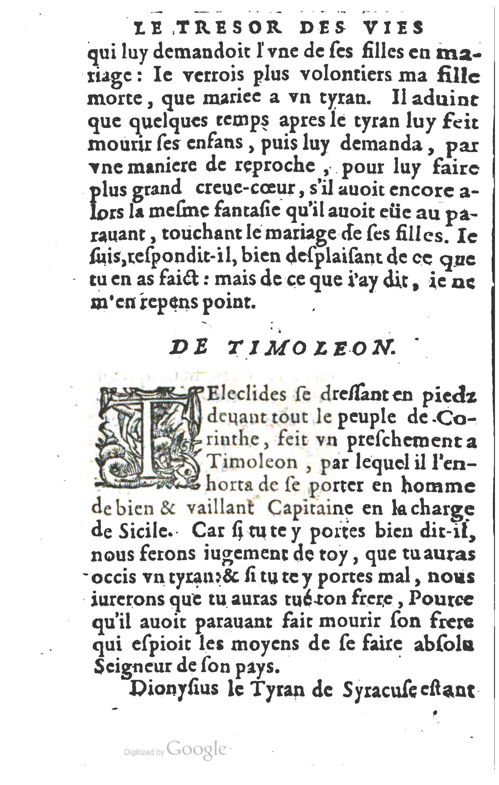 1577 - Claude Micard - Trésor des vies de Plutarque - BSB Munich 1577 - Claude Micard - Trésor des vies de Plutarque - BSB Munich