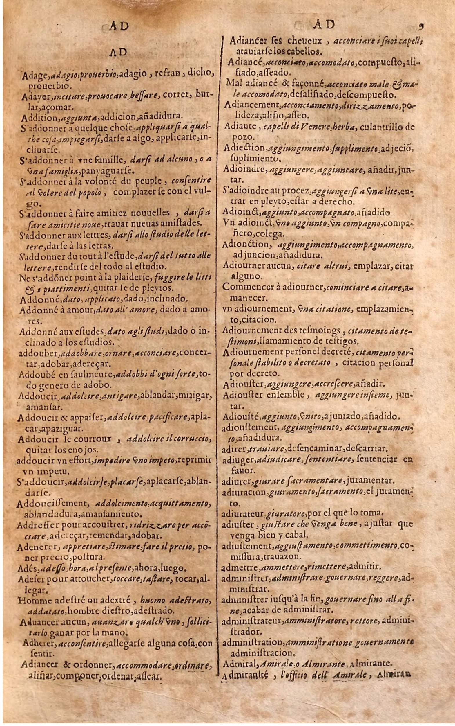1627 - Jacques Crespin - Trésor des trois langues (Seconde partie) - Regensburg