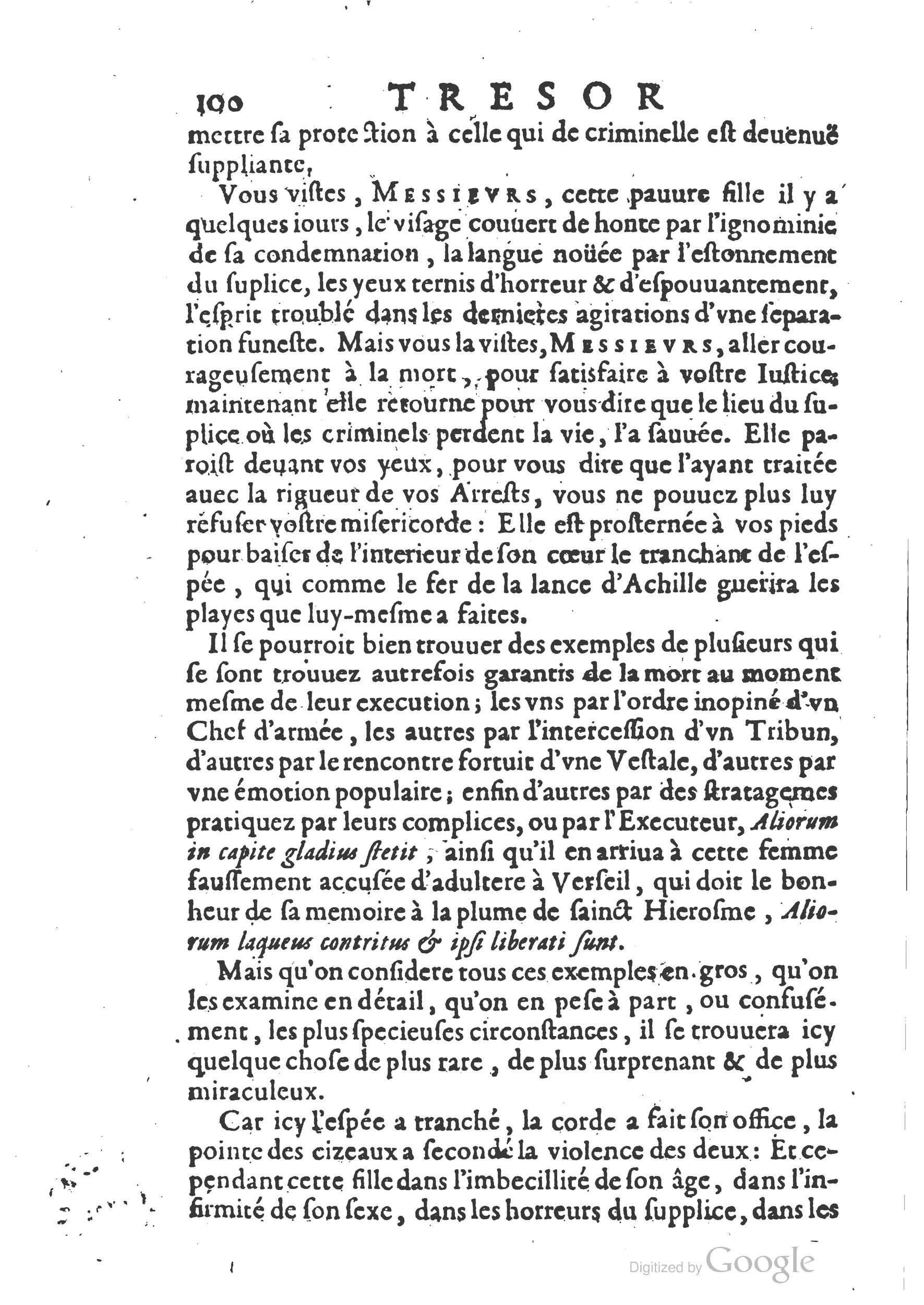 1654 - Michel Bobin - Trésor des harangues, remontrances et oraisons funèbres - BM Lyon