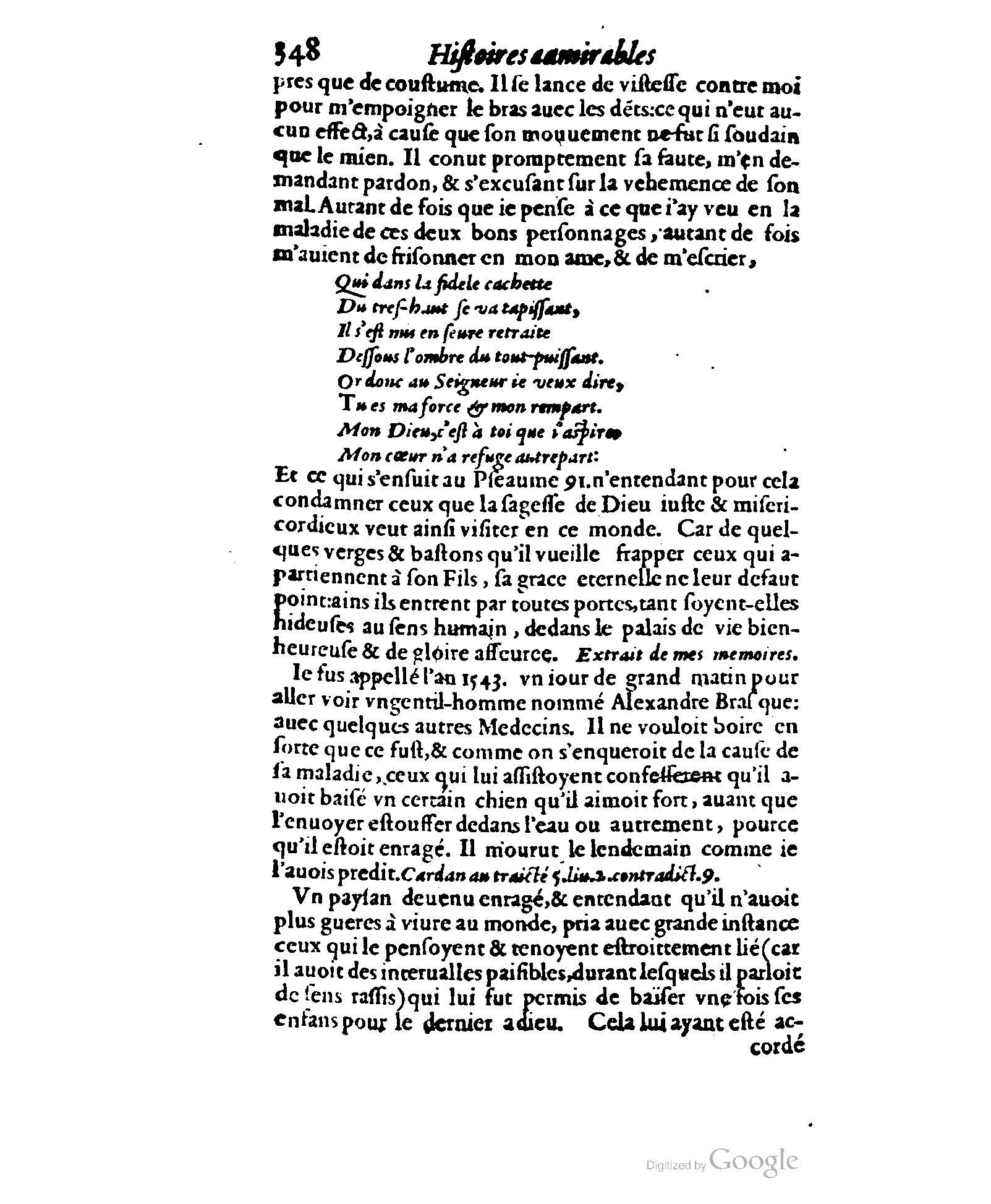 1620 - Samuel Crespin - Trésor d’histoires admirables et mémorables - BCU Lausanne