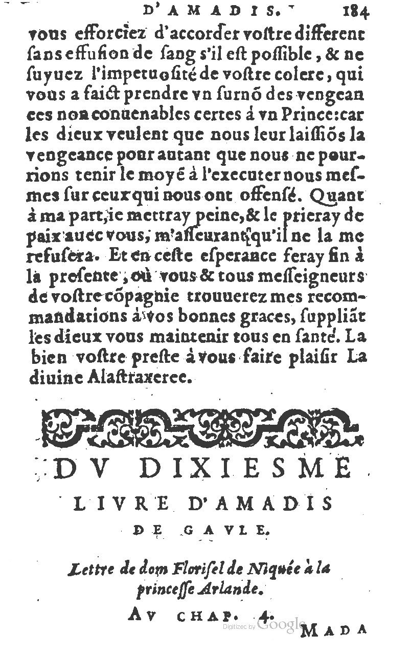 1582 - Jean Huguetan - Trésor des Amadis T. 1 - BM Lyon