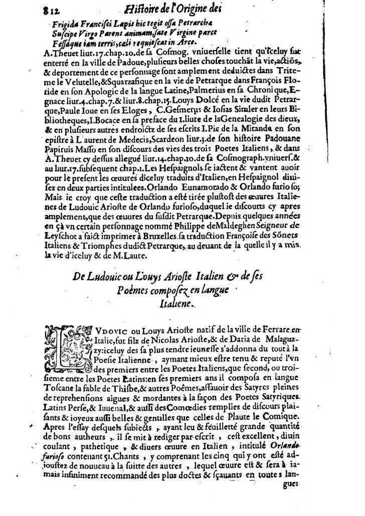 1613 - Matthieu Berjon - Trésor de l’histoire des langues de cet univers - BM Lyon 1613 - Matthieu Berjon - Trésor de l’histoire des langues de cet univers - BM Lyon