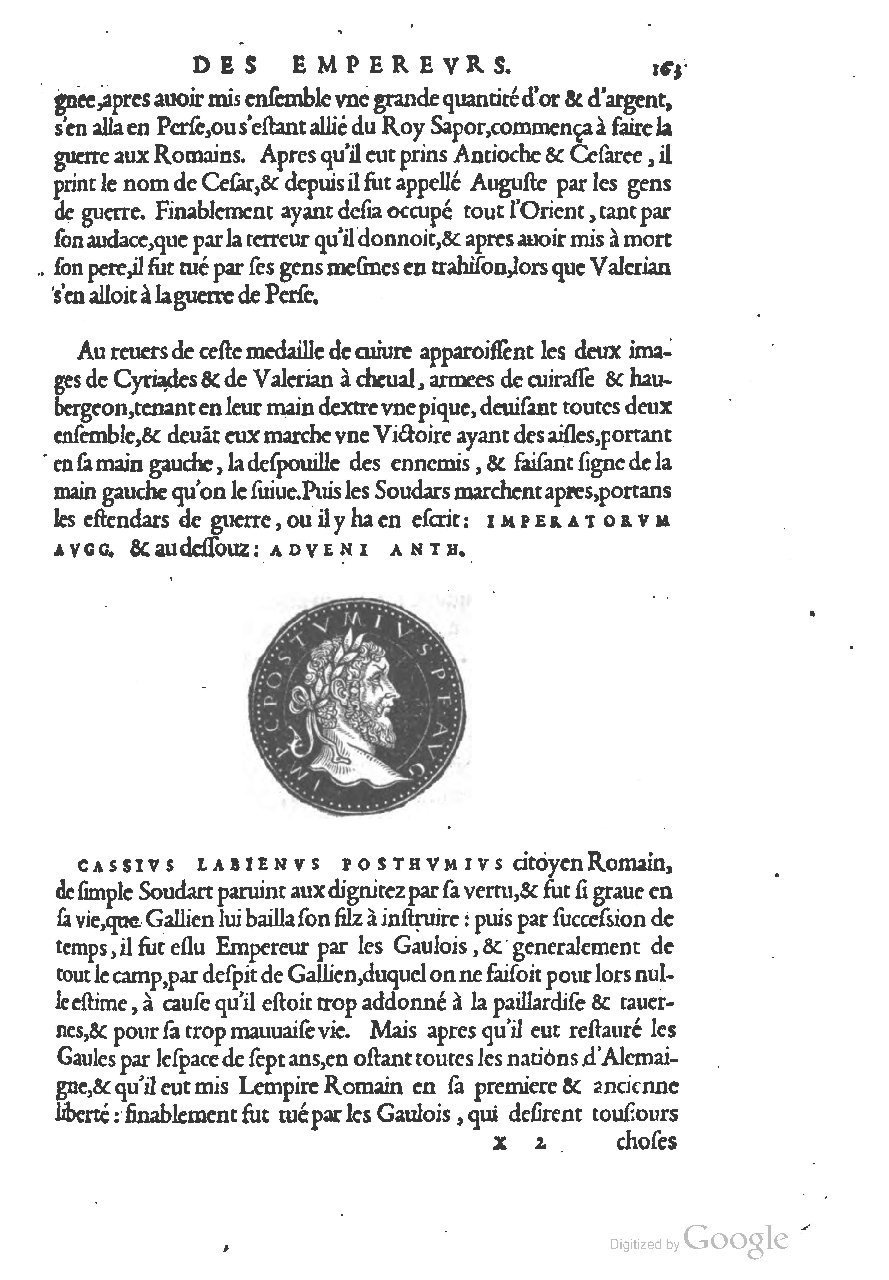 1553 - Jacopo Strada et Thomas Guérin - Épitome du Trésor des antiquités - UGent
