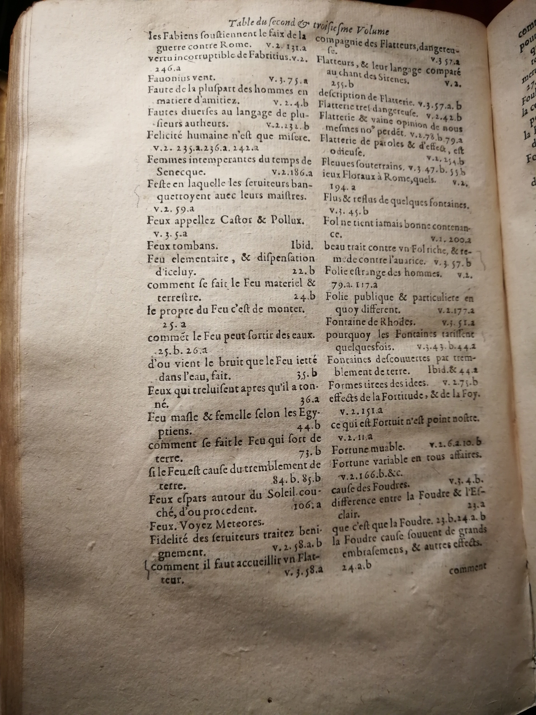 1595 - Jean Houzé - Œuvres morales et mêlées de Sénèque, Trésor de philosophie morale - T. 3 - BnF
