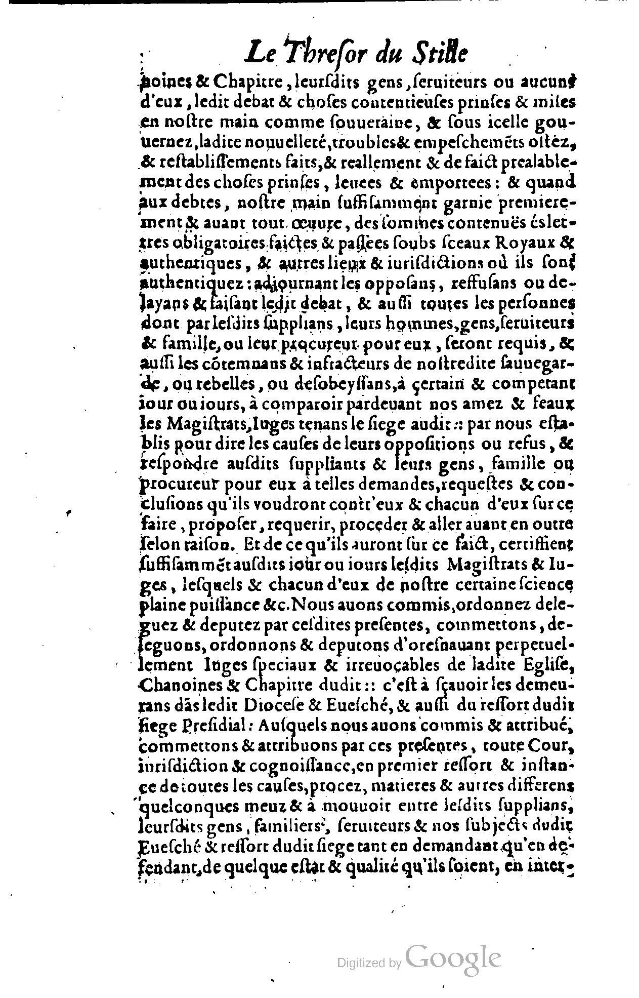 1614 - Jean Richer - Trésor du nouveau style et protocole de la chancellerie de France - BSB Munich