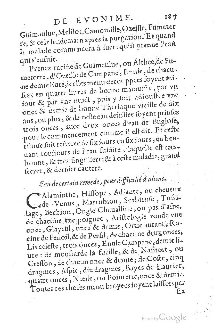 1557 - Antoine Vincent - Trésor d’Evonyme Philiatre - UC Madrid