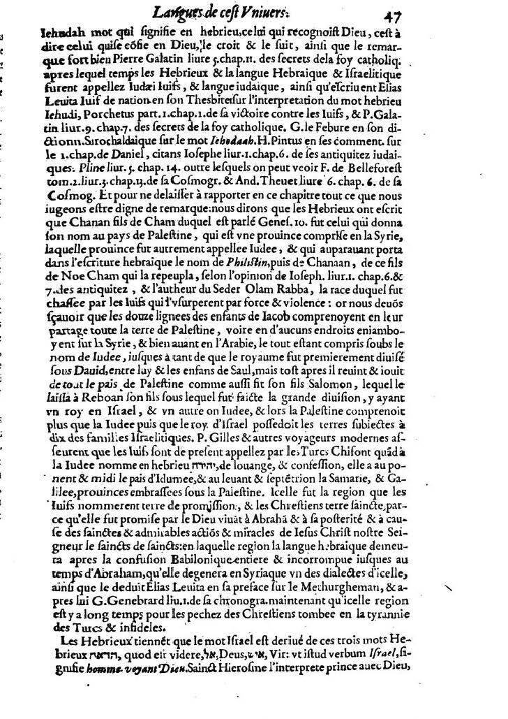 1613 - Matthieu Berjon - Trésor de l’histoire des langues de cet univers - BM Lyon