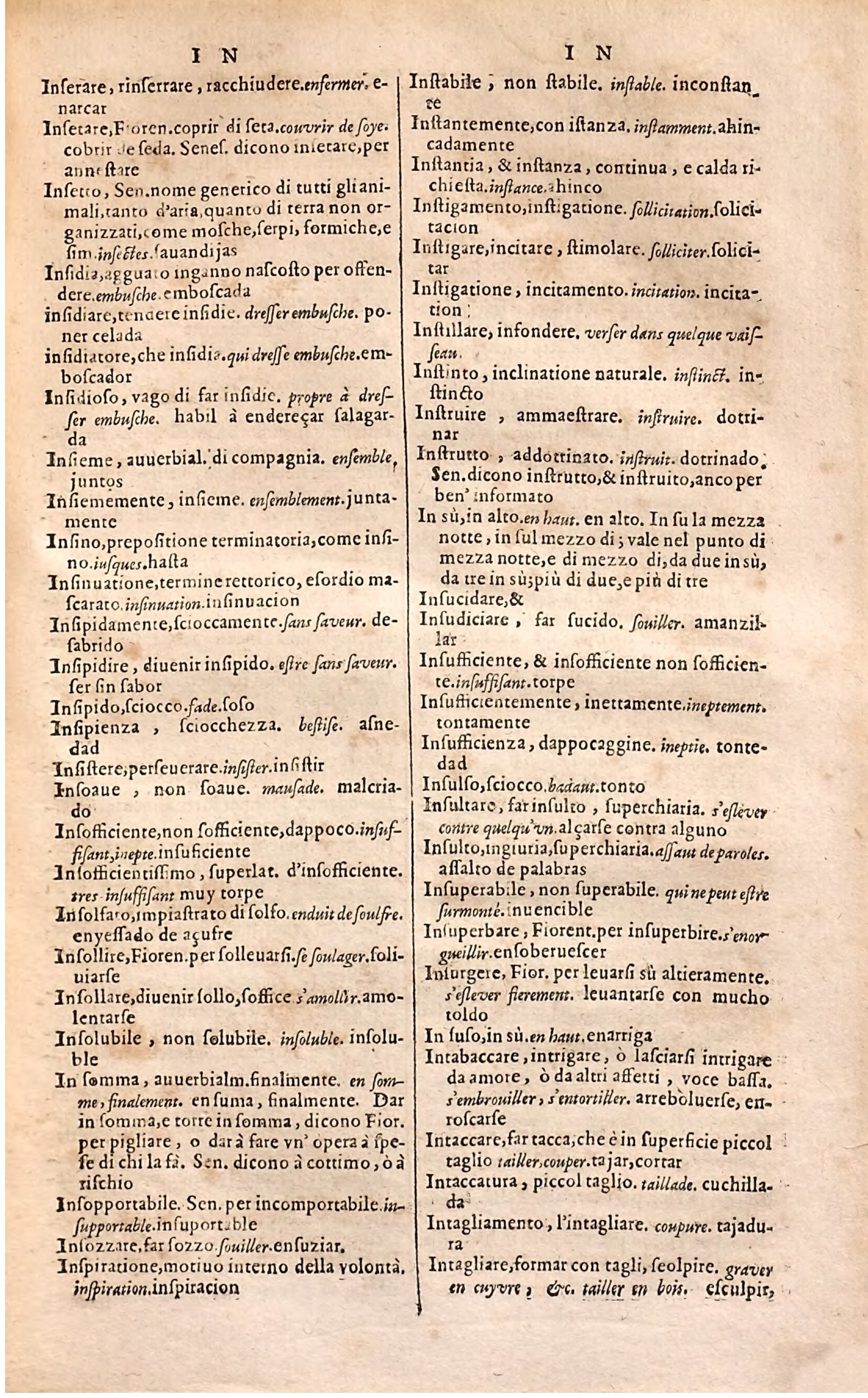 1627 - Jacques Crespin - Trésor des trois langues (Troisième partie) - Regensburg