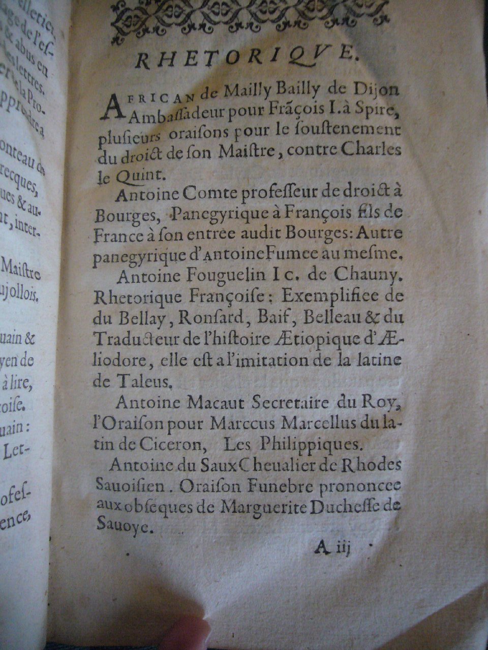 1602 - François Jacquin - Trésor des bons esprits français - BnF Arsenal