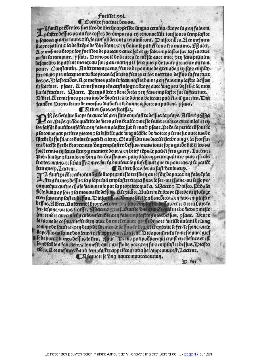 1518 - Claude Nourry - Trésor des pauvres - BIU Santé 1518 - Claude Nourry - Trésor des pauvres - BIU Santé