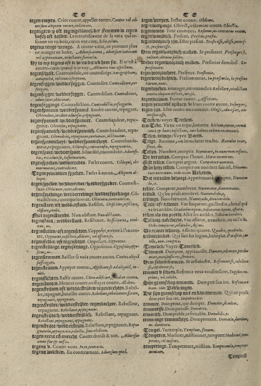 1573 - Christophe Plantin - Trésor du langage bas-allemand - Greifswald 1573 - Christophe Plantin - Trésor du langage bas-allemand - Greifswald