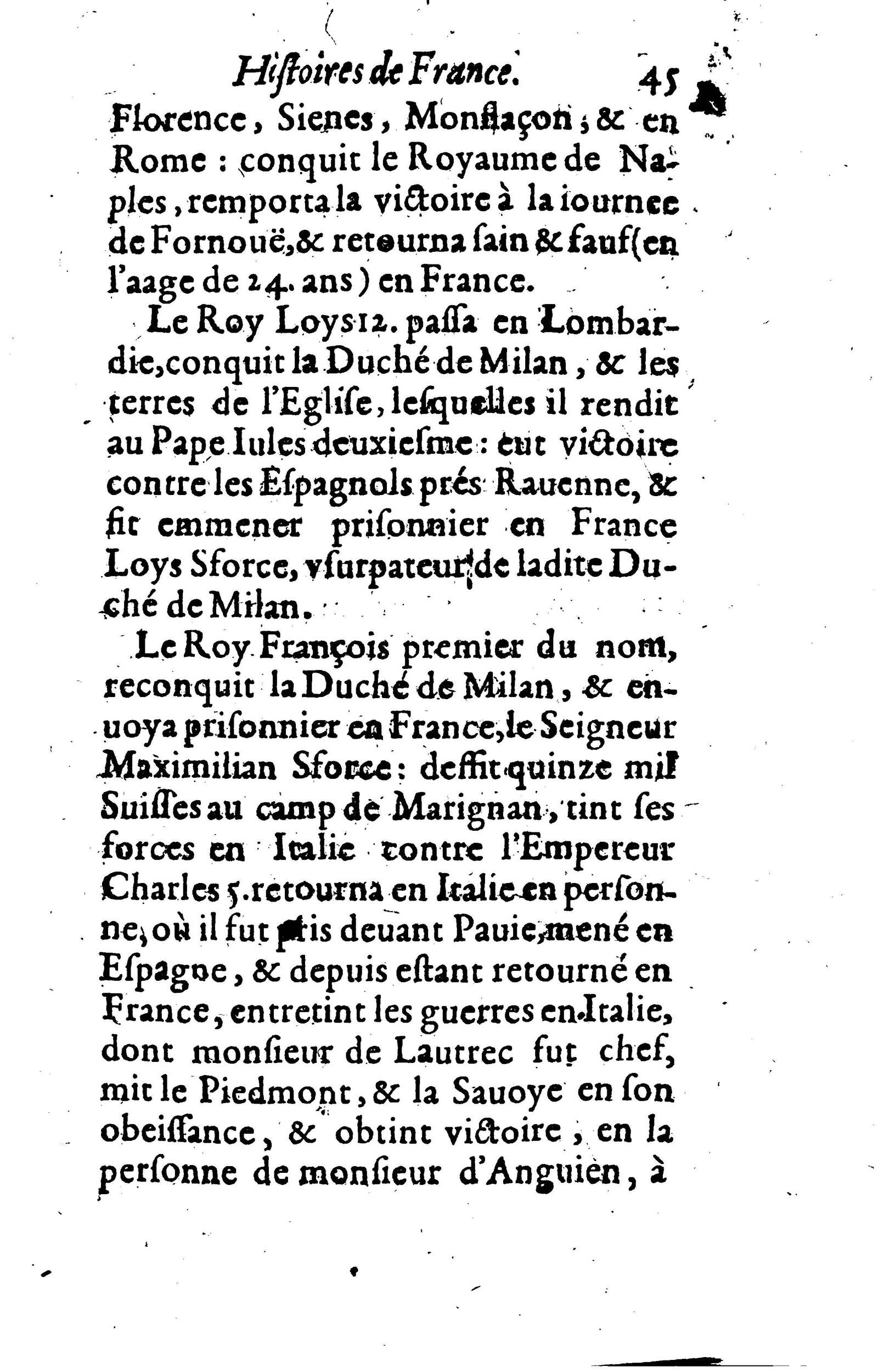 1617 - Jean Corrozet - Trésor des histoires de France - BM Lyon