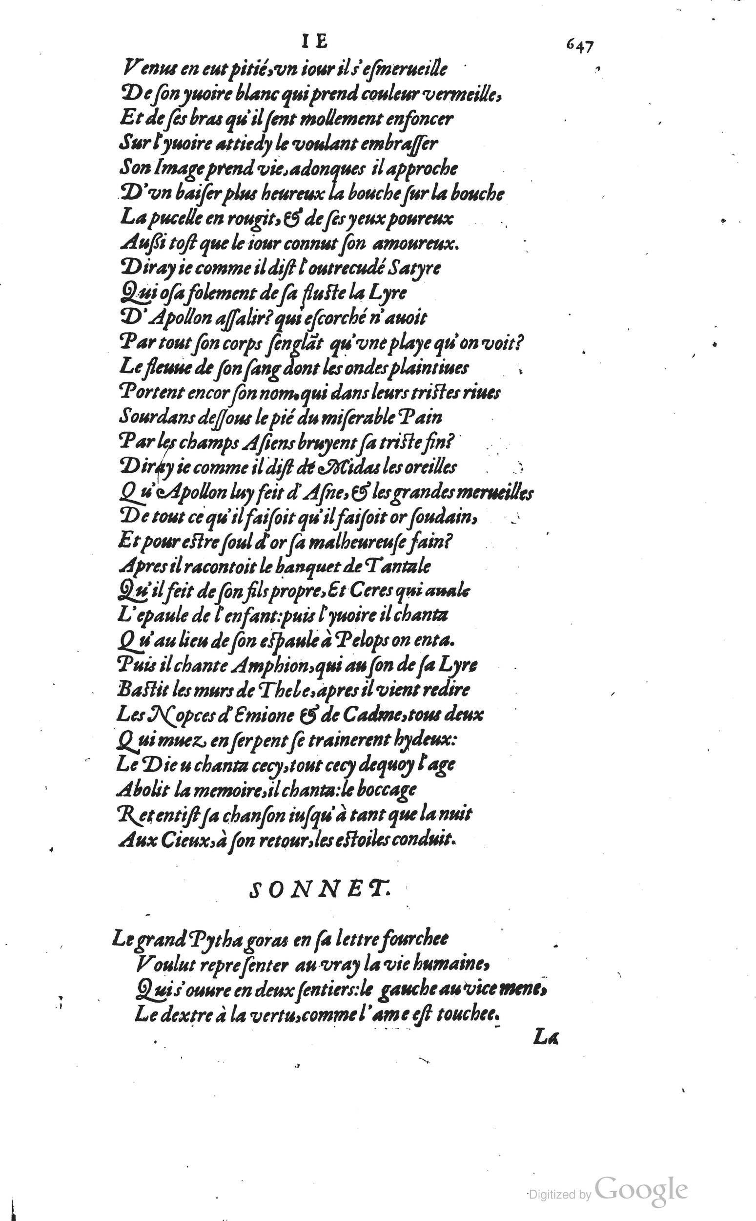 1585 - Barthélemy Honorat - Bibliothèques françaises - BSB Munich