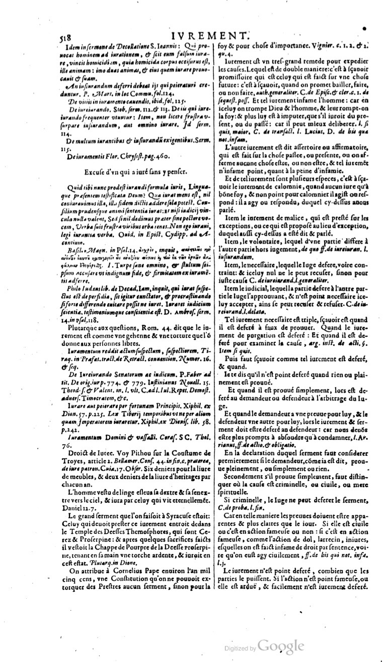 1629 - Veuve Nicolas Buon - Trésor du droit français (29620 T. 2) - BM Lyon