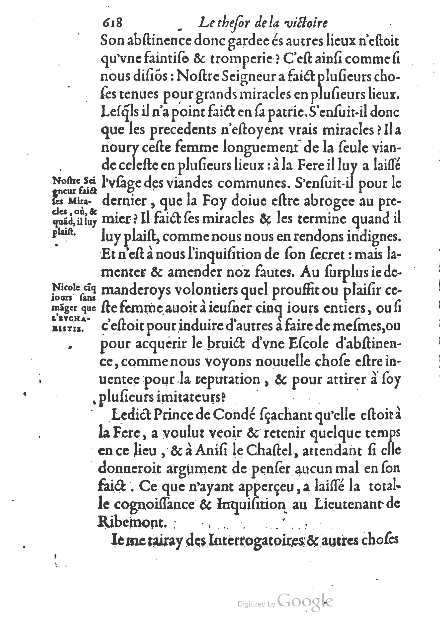 1578 - Nicolas Chesneau - Trésor et entière histoire de la triomphante victoire du corps de Dieu sur l’esprit malin - British Library 1578 - Nicolas Chesneau - Trésor et entière histoire de la triomphante victoire du corps de Dieu sur l’esprit malin - British Library