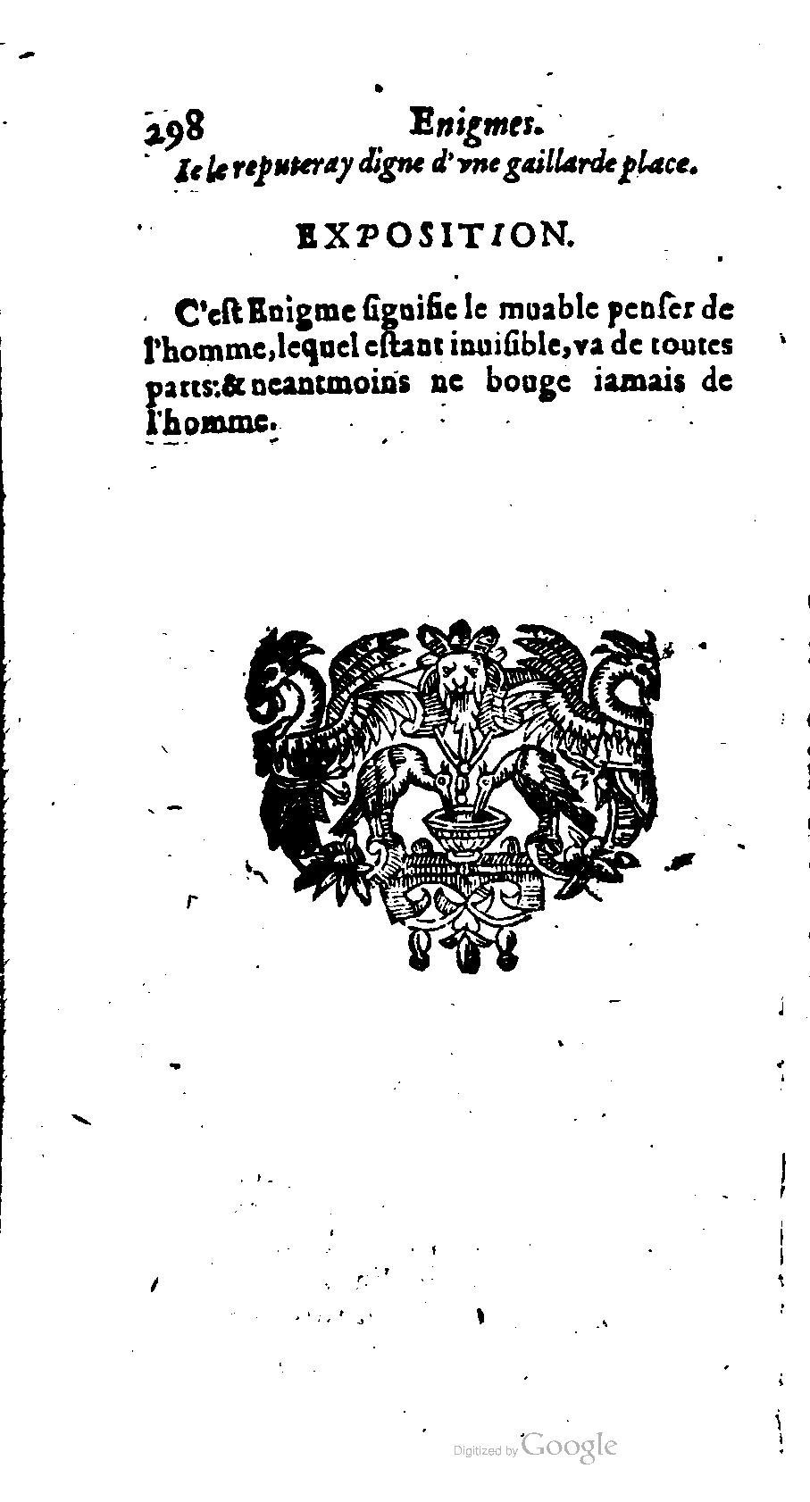 1611 - Romain de Beauvais - Trésor des récréations - BM Lyon 1611 - Romain de Beauvais - Trésor des récréations - BM Lyon